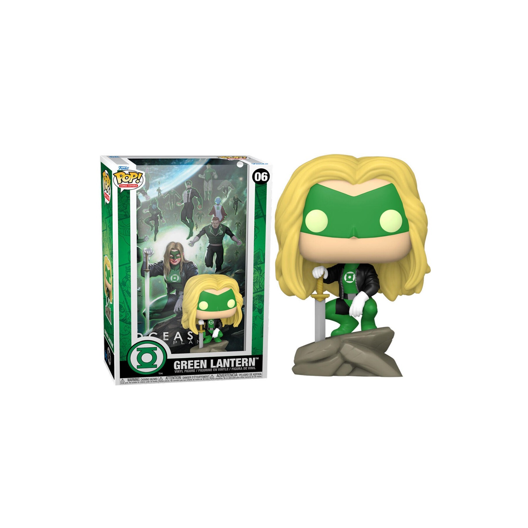 Figura Pop Comic Covers Dcased Linterna Verde