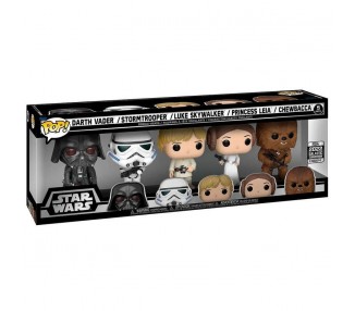 Blister 5 Figuras Pop Star Wars Classics Exclusive