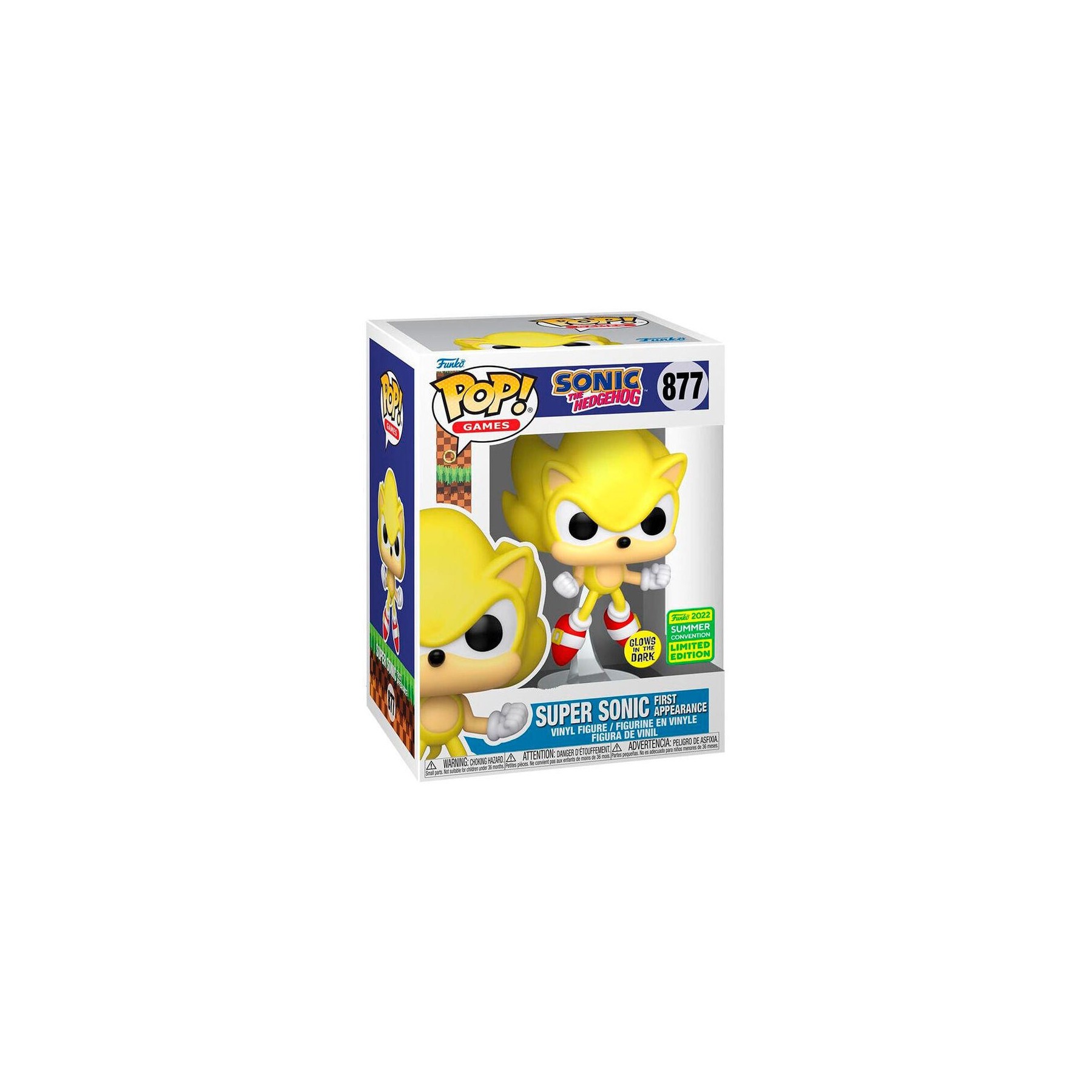 Figura Pop Sonic The Hedgehog Super Sonic Exclusive