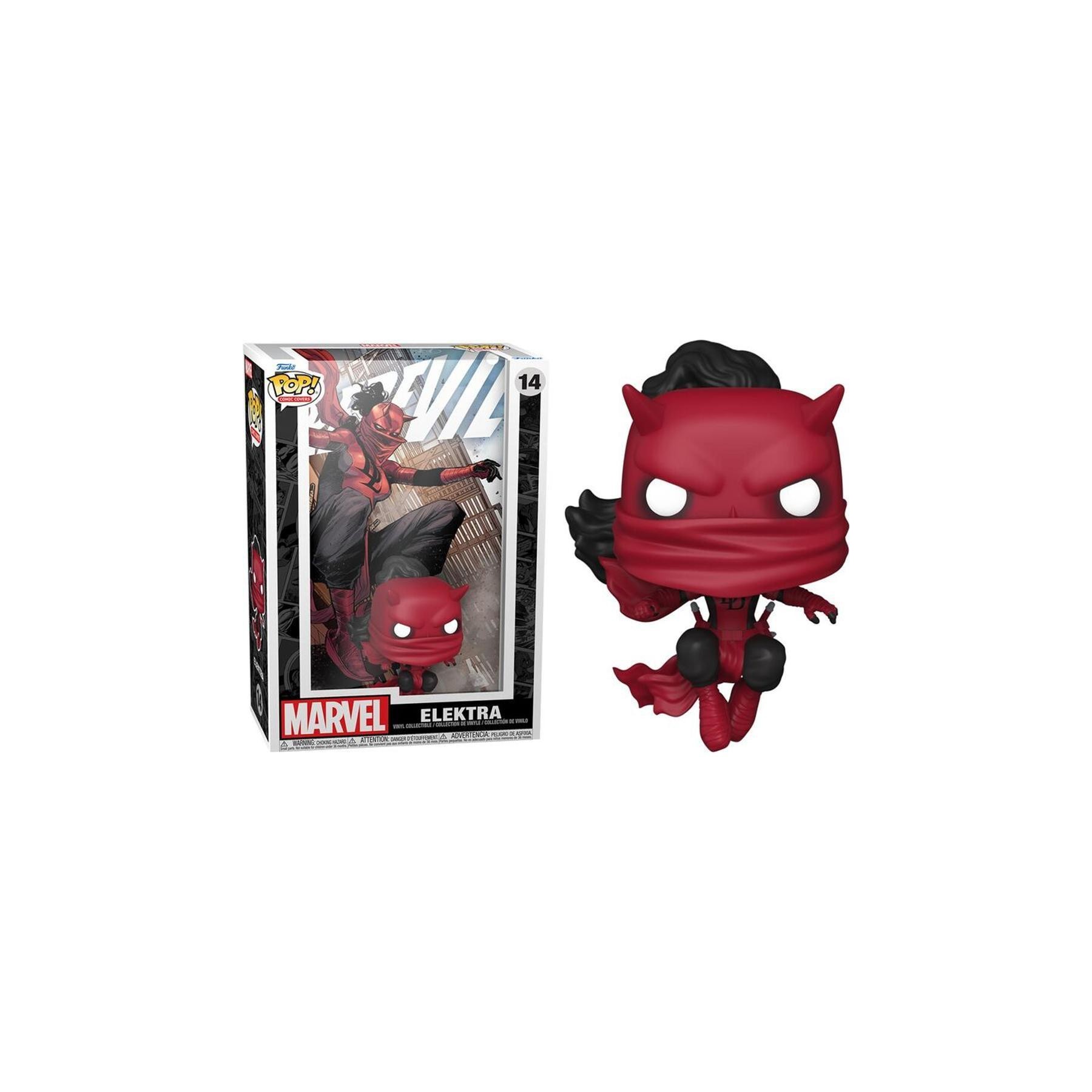 Figura Pop Comic Cover Marvel Daredevil Elektra