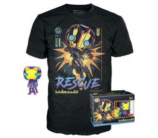 Set Figura Pop & Tee Marvel Los Vengadores Avengers Rescue E