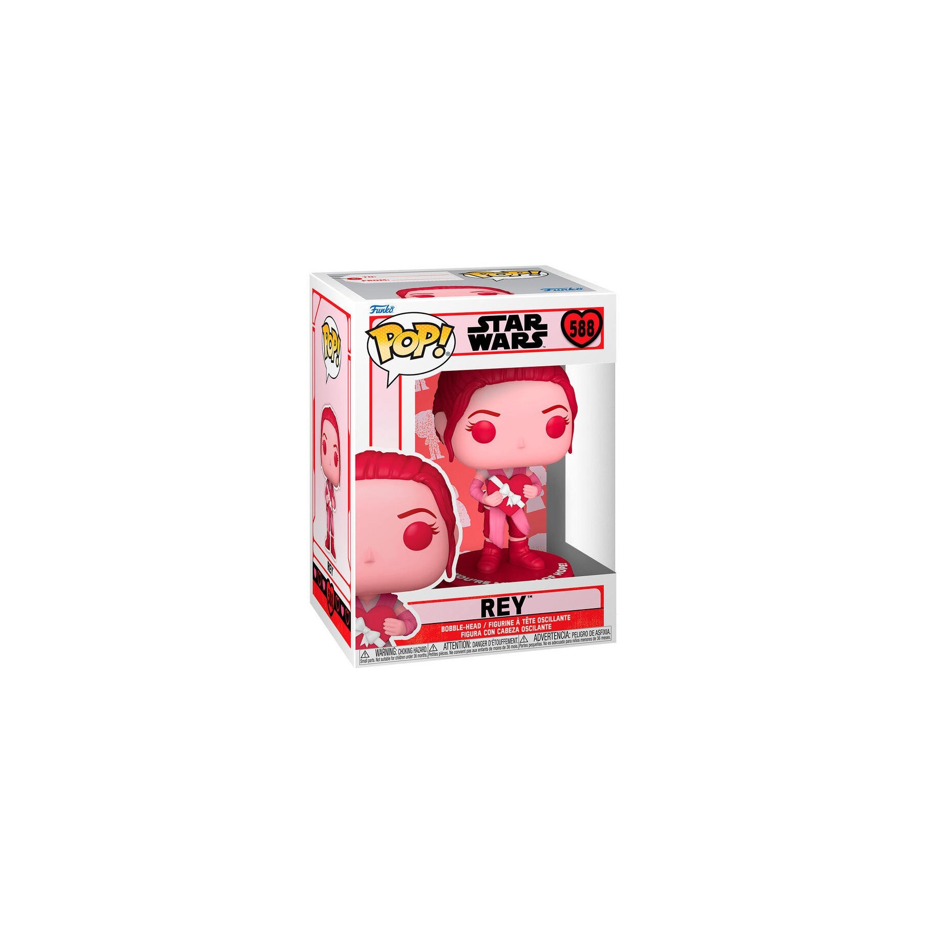 Figura Pop Star Wars Valentines Rey