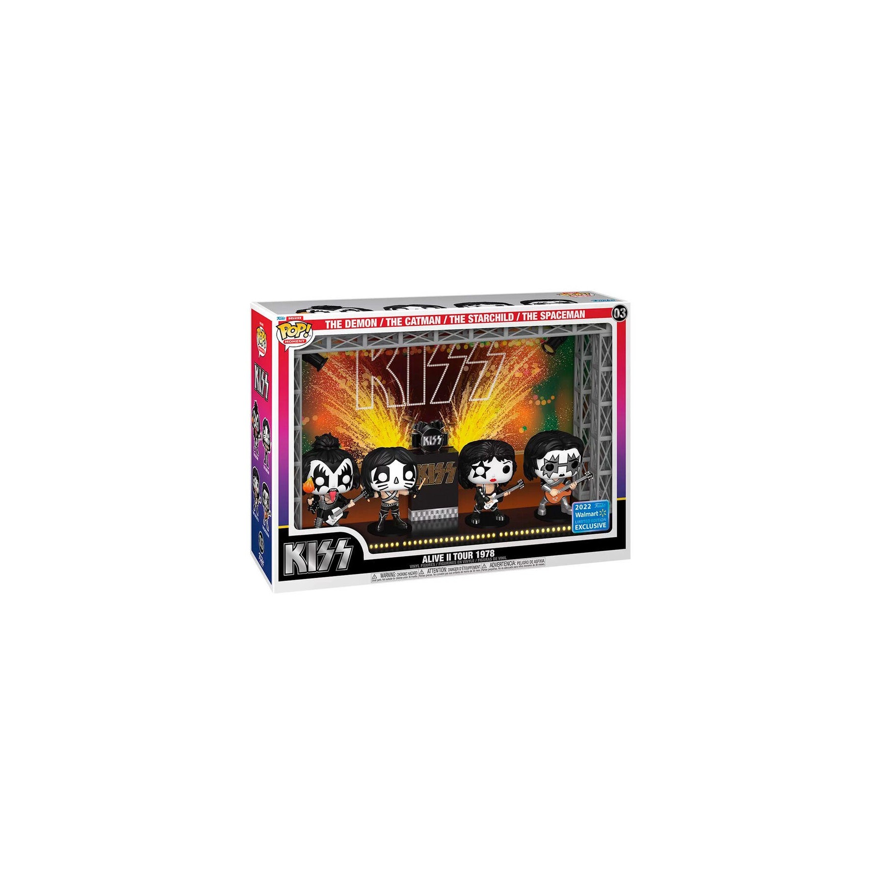 Figura Pop Moments Deluxe Kiss Alive Ii Tour 1978