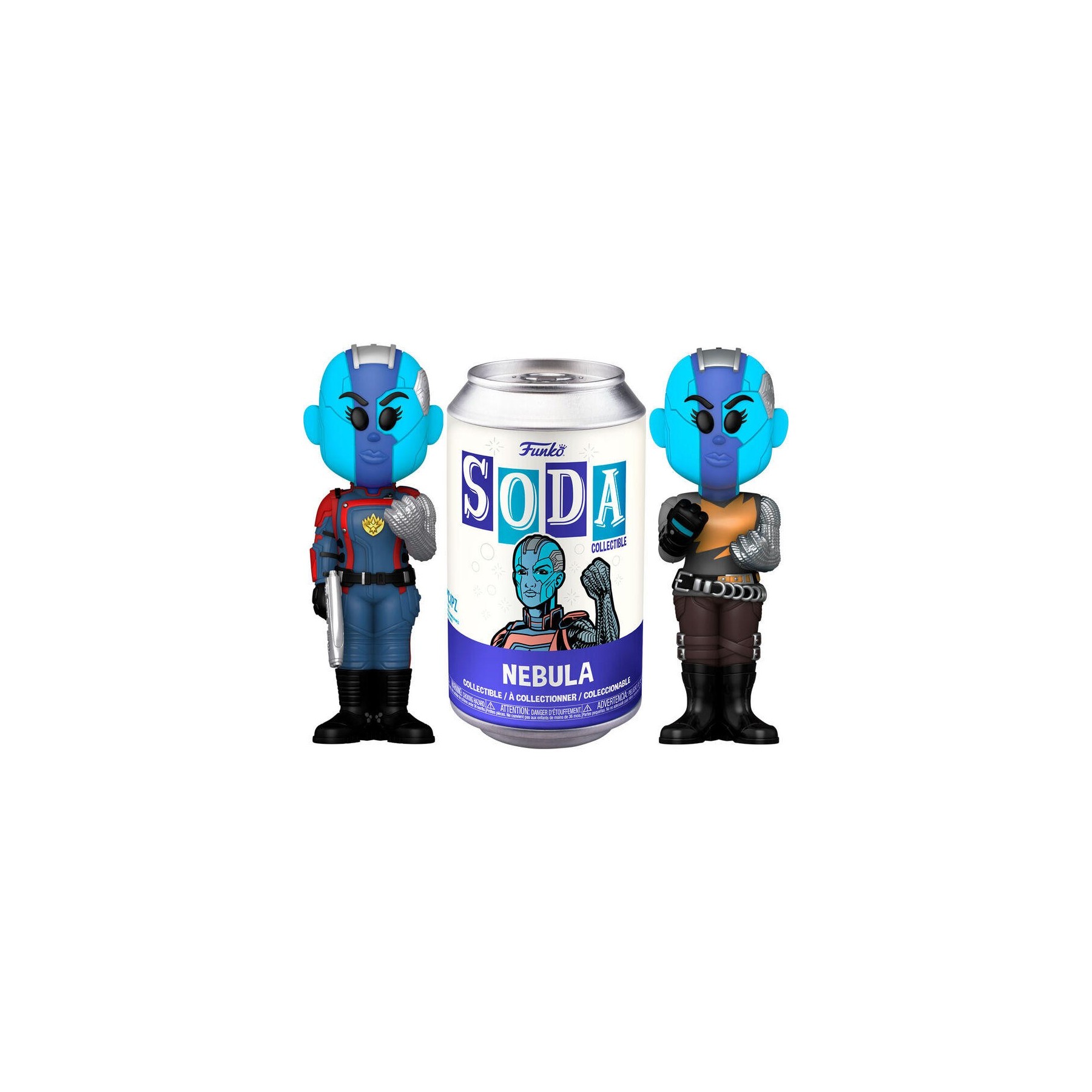 Figura Vinyl Soda Marvel Guardianes De La Galaxia Nebula 5 +