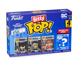 Blister 4 Figuras Bitty Pop Dc Comics Batman
