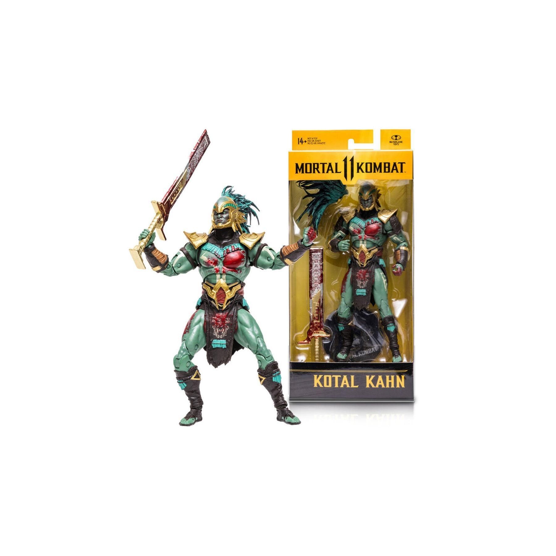 Figura Bloody Kotal Kahn Mortal Kombat Dc Multiverse 18