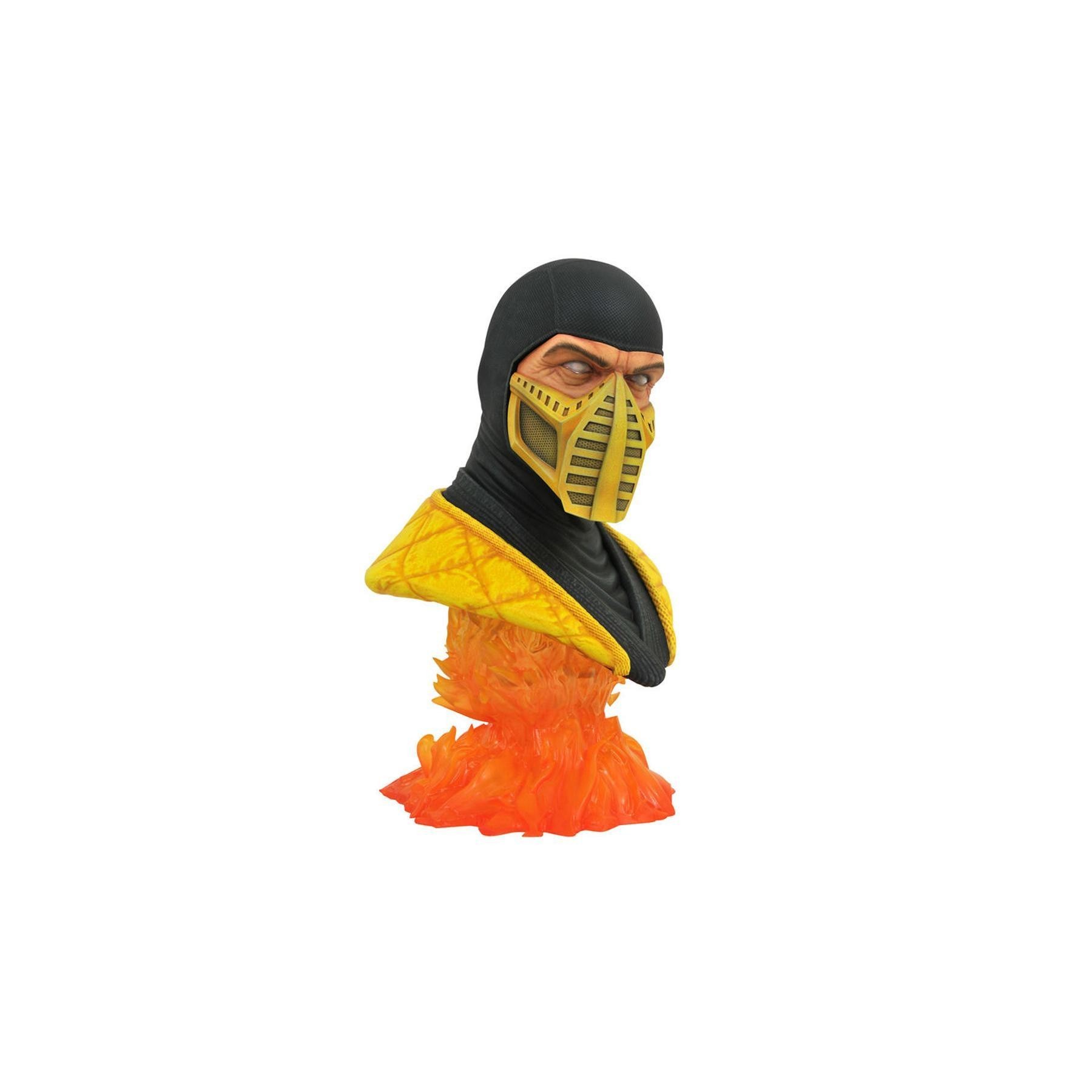 Figura Busto Diamond Select Toys Mortal Kombat Scorpion Esca