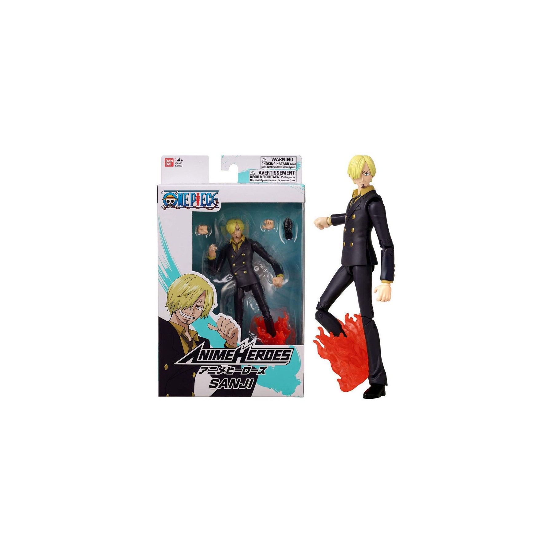 Figura Bandai One Piece Anime Heroes Sanji