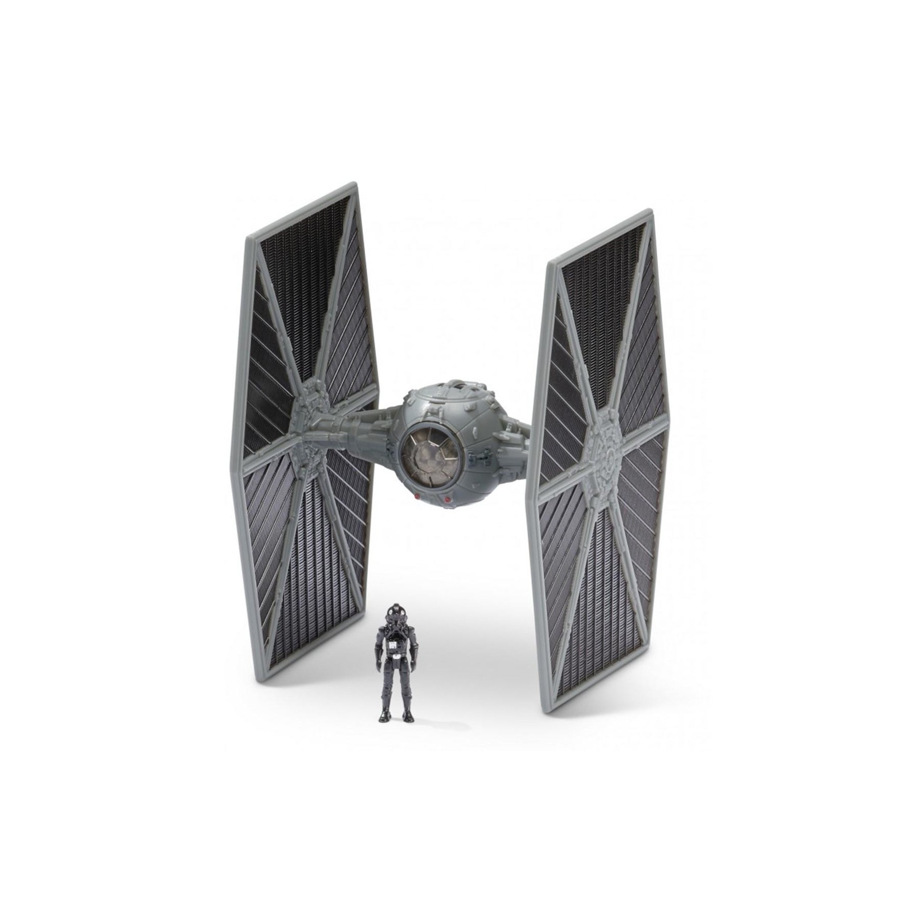 Figura Star Wars Nave 8Cm Tie Fighter Gris Y Figura