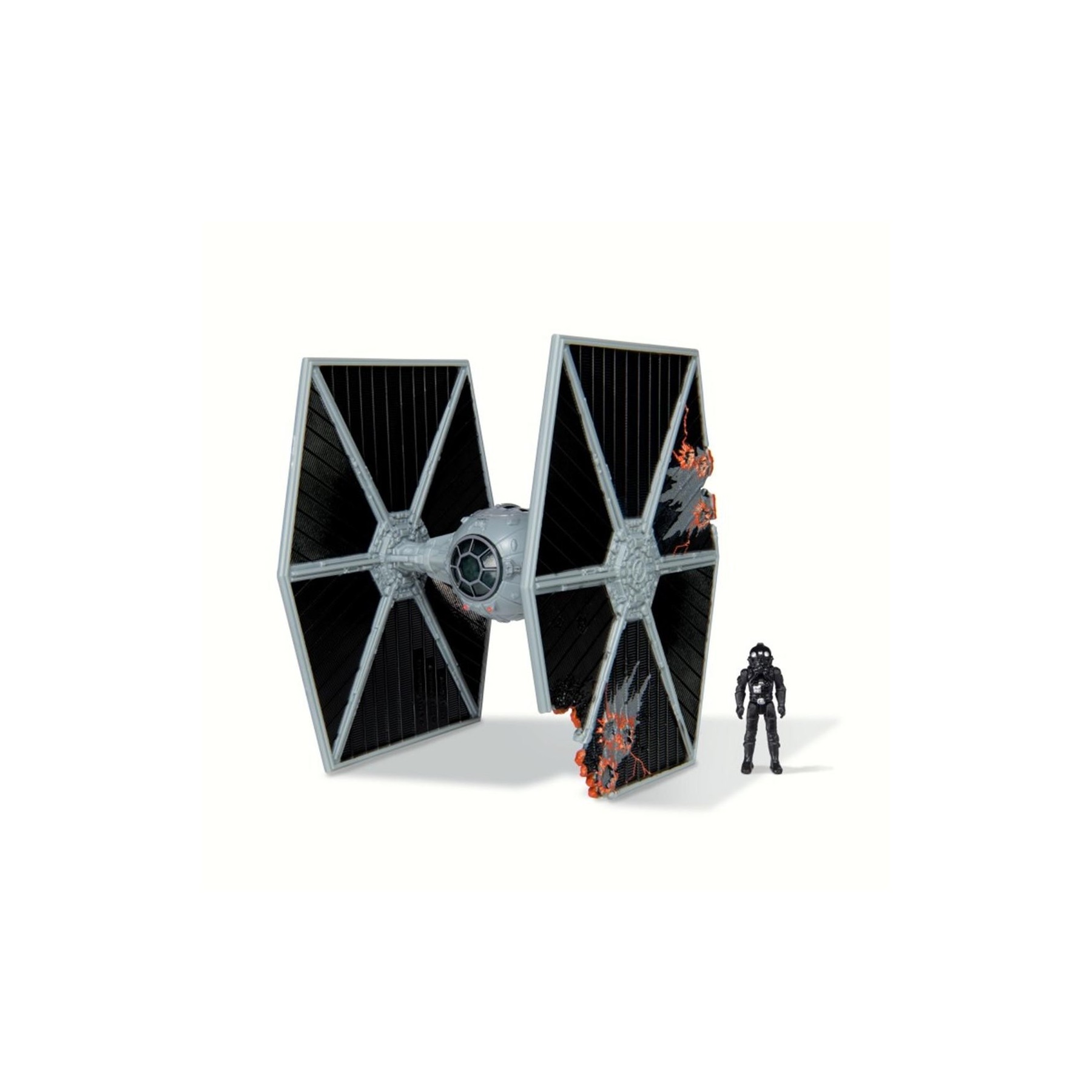 Figura Jazzwares Nave 8Cm Tie Fighter Y Figura