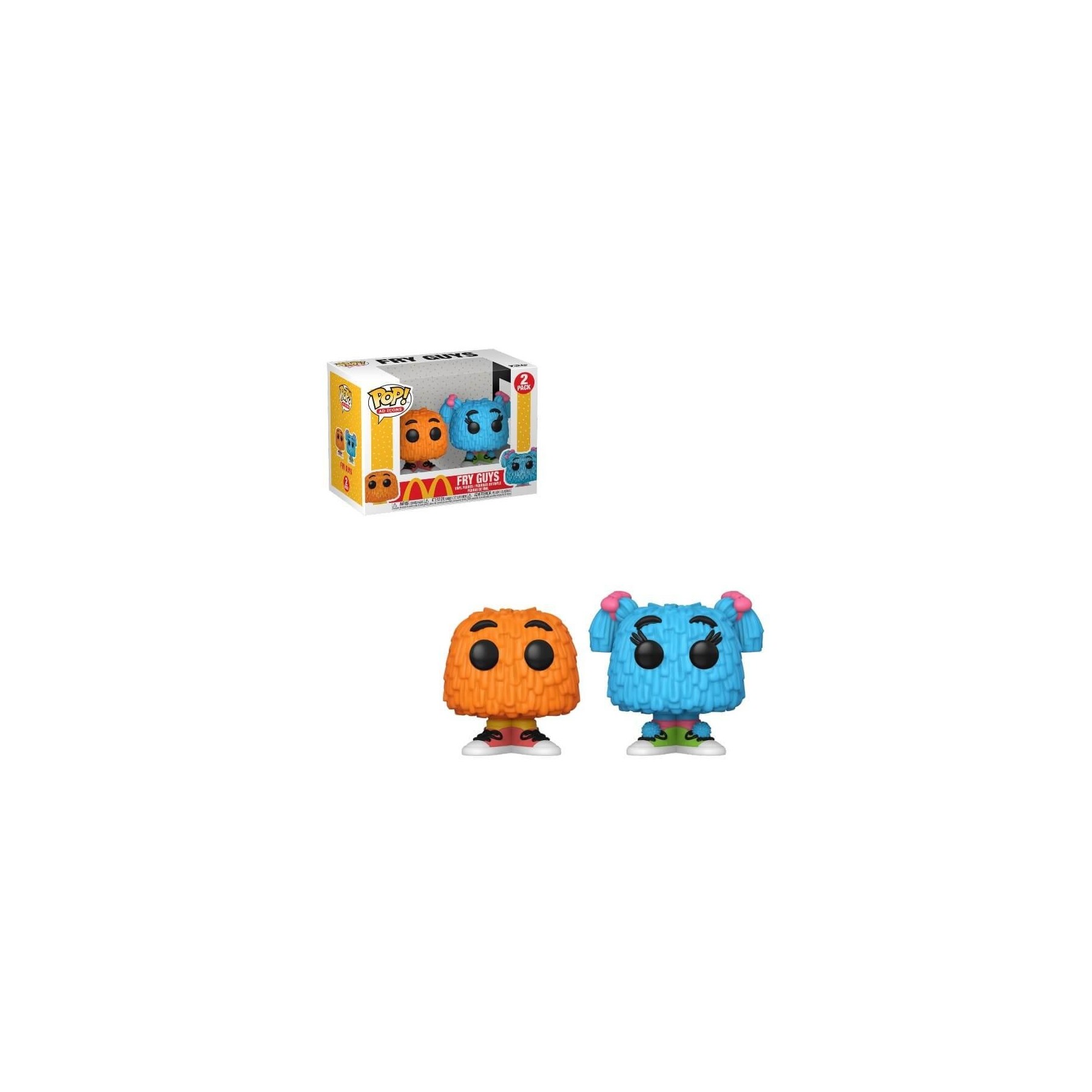Funko Pop Iconos Mcdonald´S Pack Fry Guy Naranja & Azul 4776