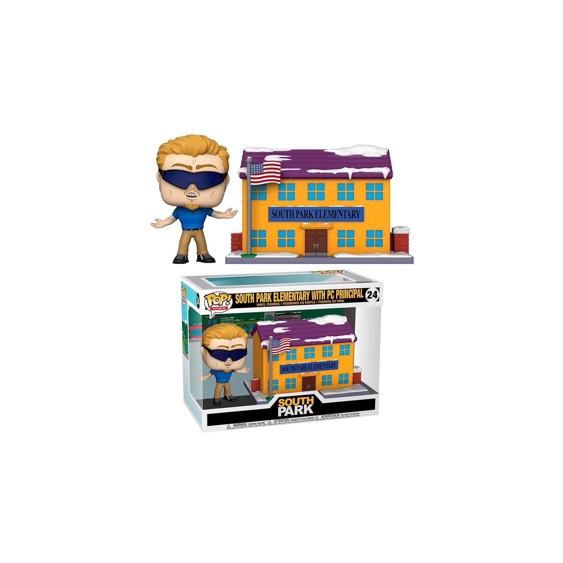 Funko Pop Town South Park Elementary Con Pc Principal 51632