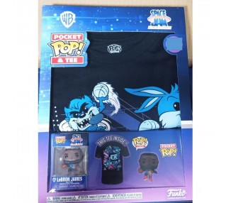 Pop & Tee Space Jam Looney Tunes Lebron James Funko + Camise