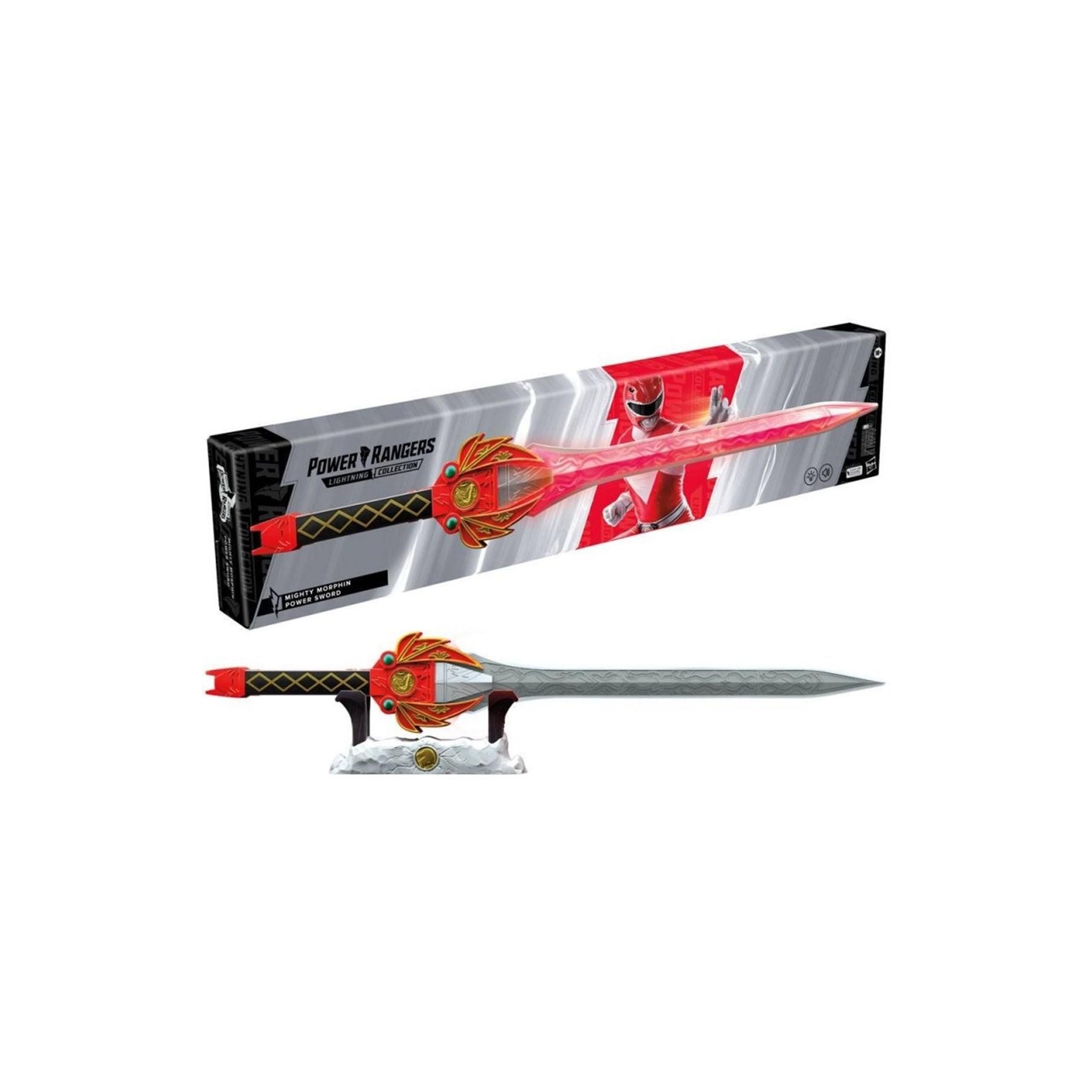 Replica Hasbro Espada Poder Ranger Rojo Replica Escala 1:1 P