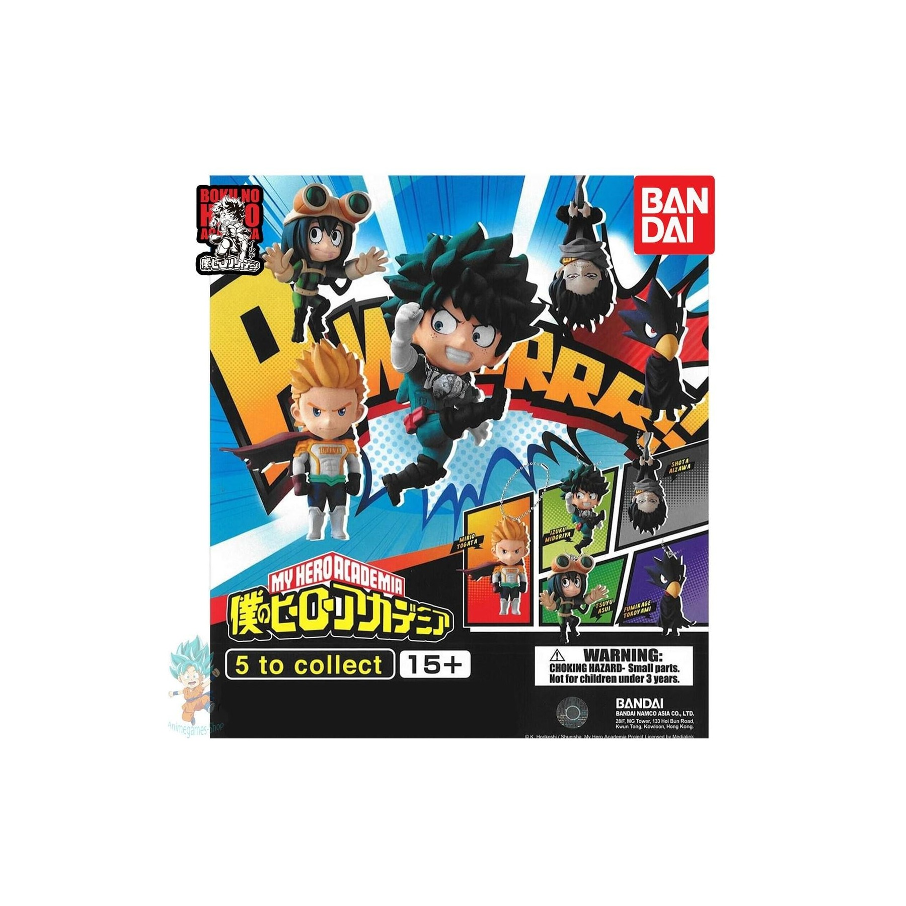 Gashapon My Hero Academia Llavero Deformed Mascot Smash Vol.