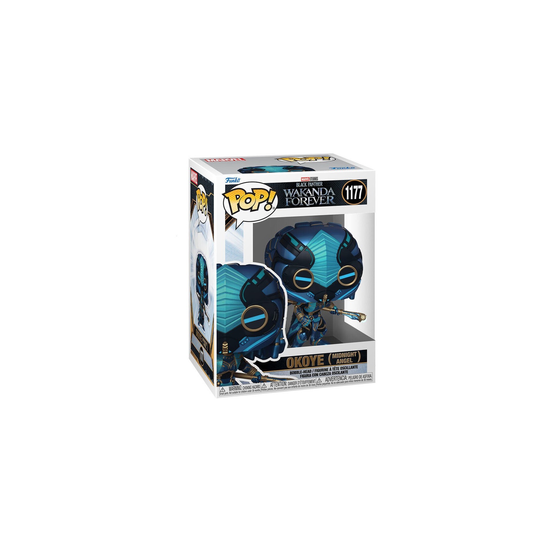 Funko Pop Marvel Black Panther Wakanda Forever Okoye Midnigh