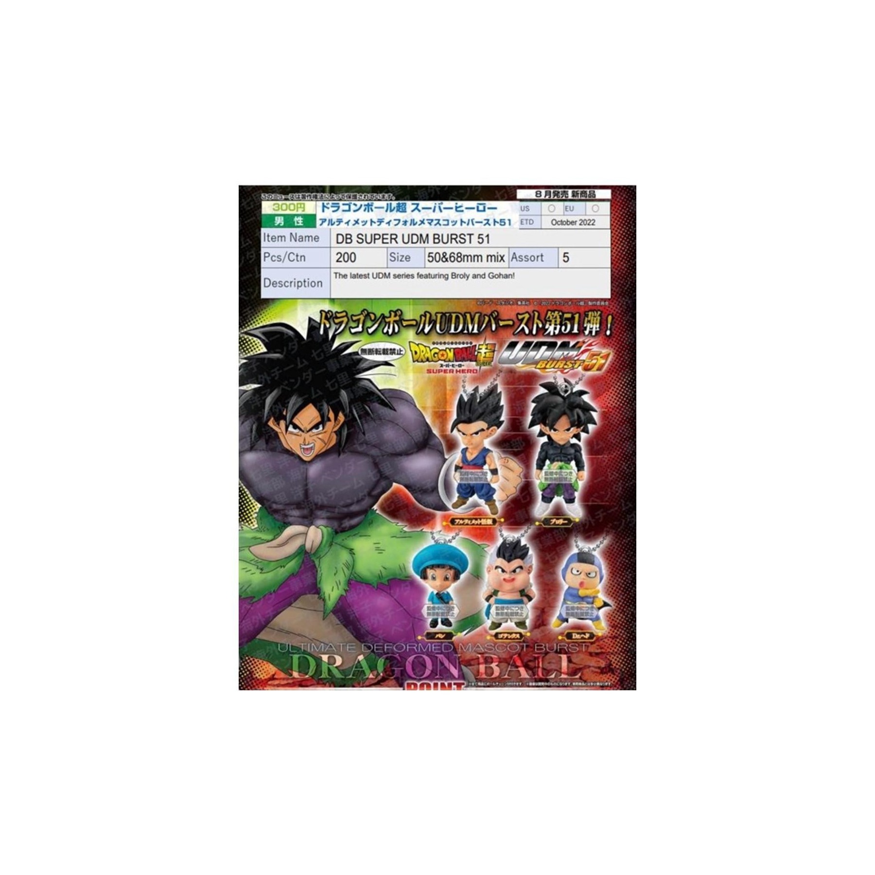 Set Gashapon Bandai Lote 40 Articulos Dragon Ball Super Udm