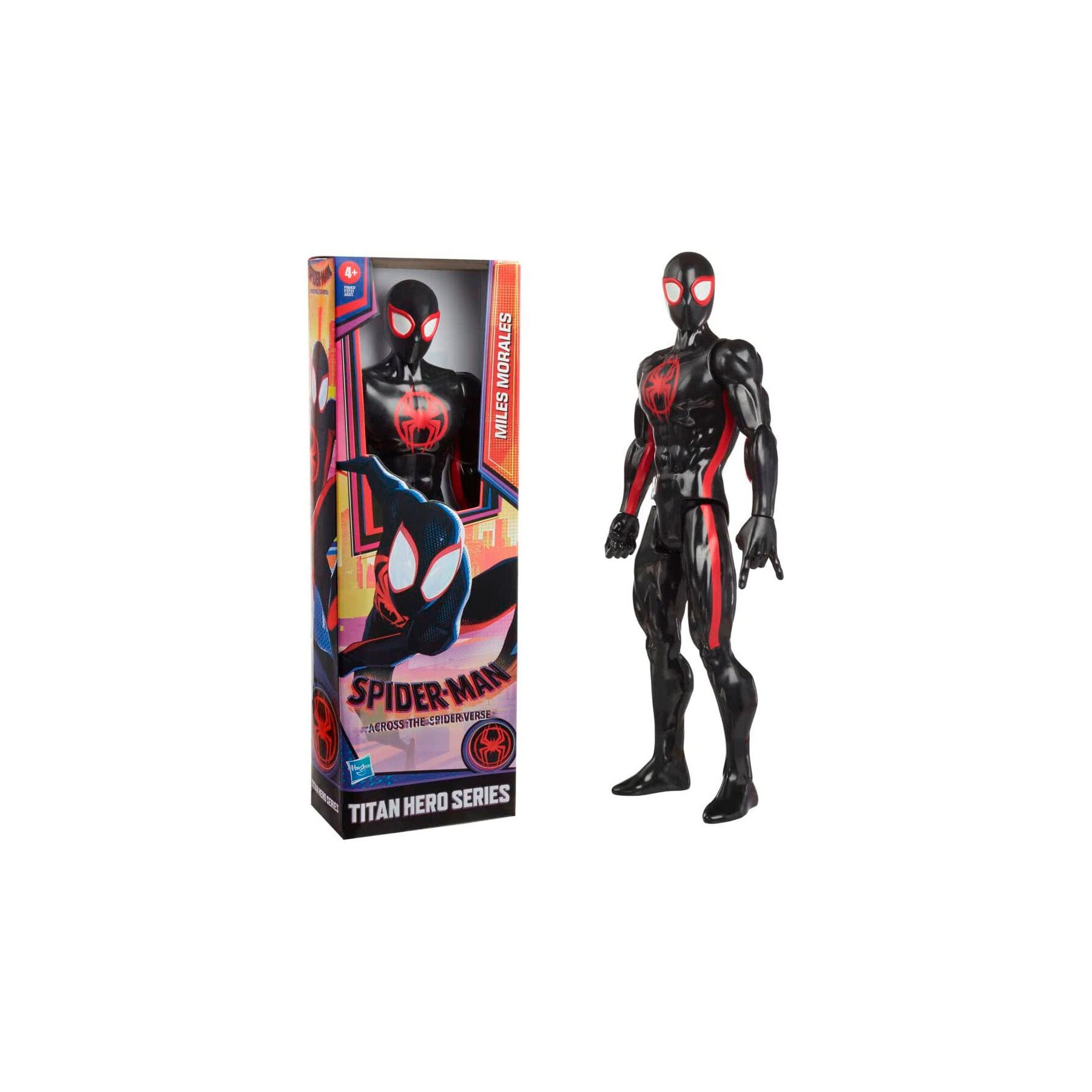 Figura Miles Morales Titan Hero Spiderman Marvel 30Cm
