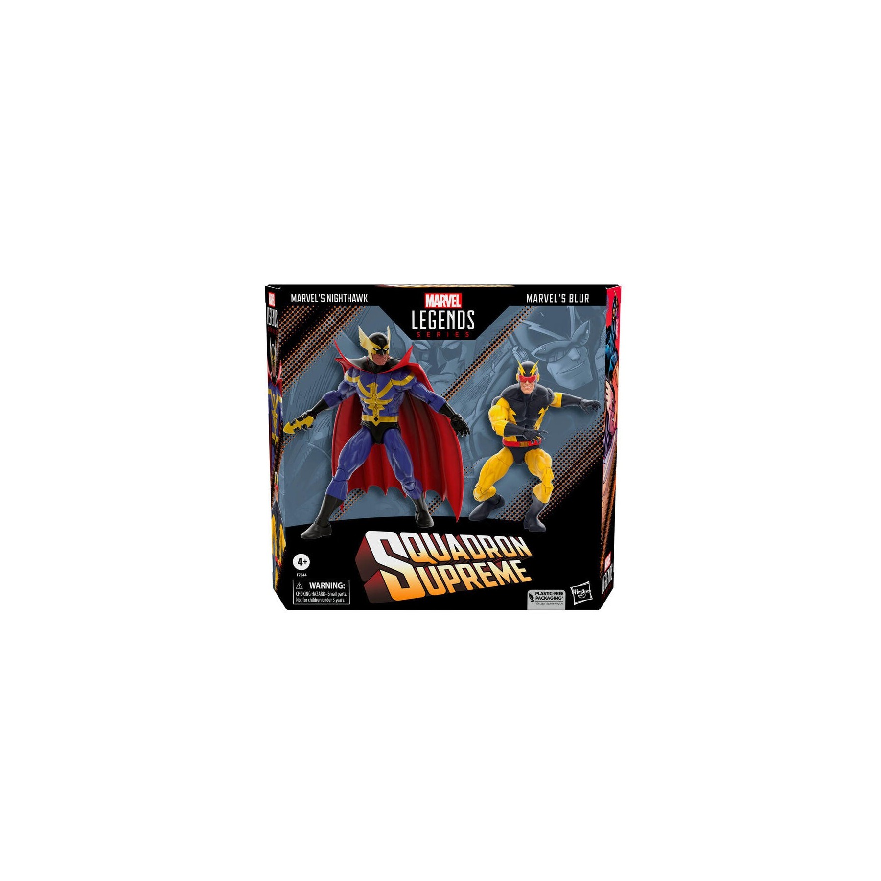 Figuras Marvels Nighthawk & Marvels Blur Squadron Supreme Ma