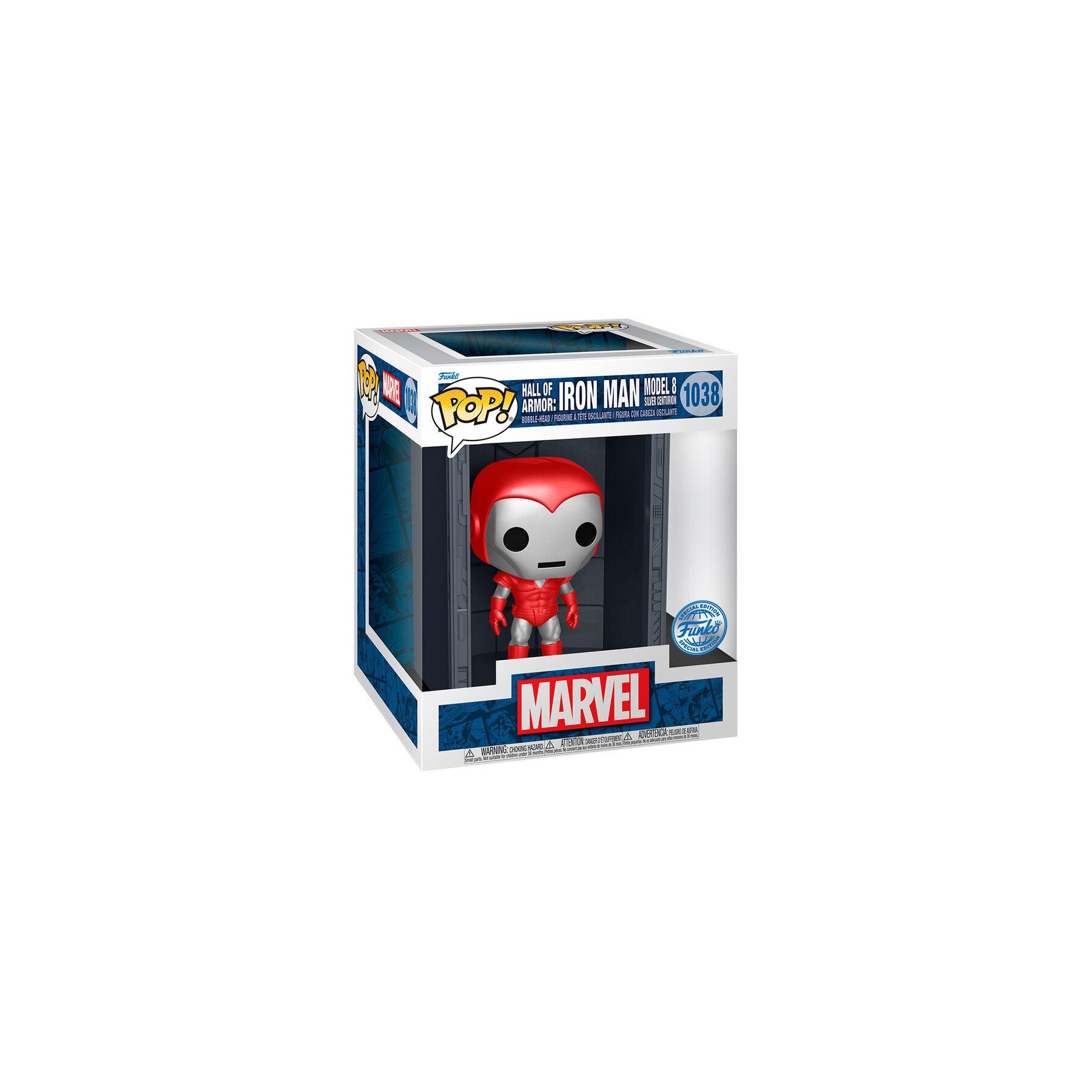 Figura Pop Deluxe Marvel Hall Of Armor Iron Man Model 8 Excl