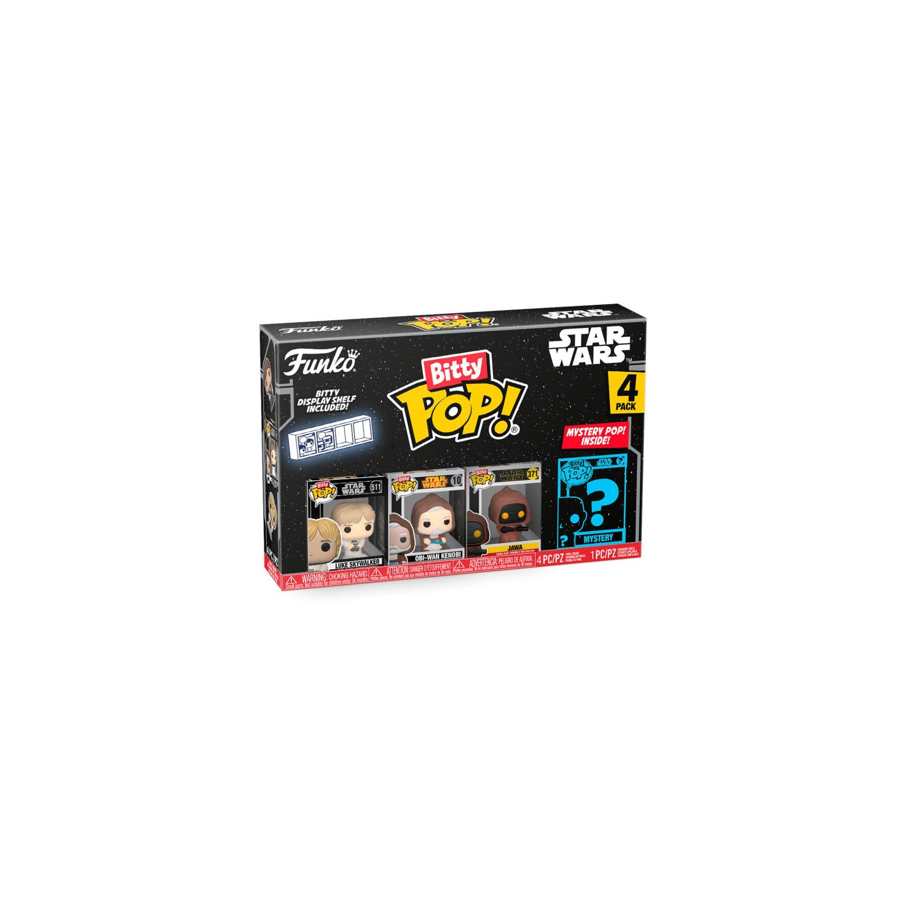 Blister 4 Figuras Bitty Pop Star Wars Luke