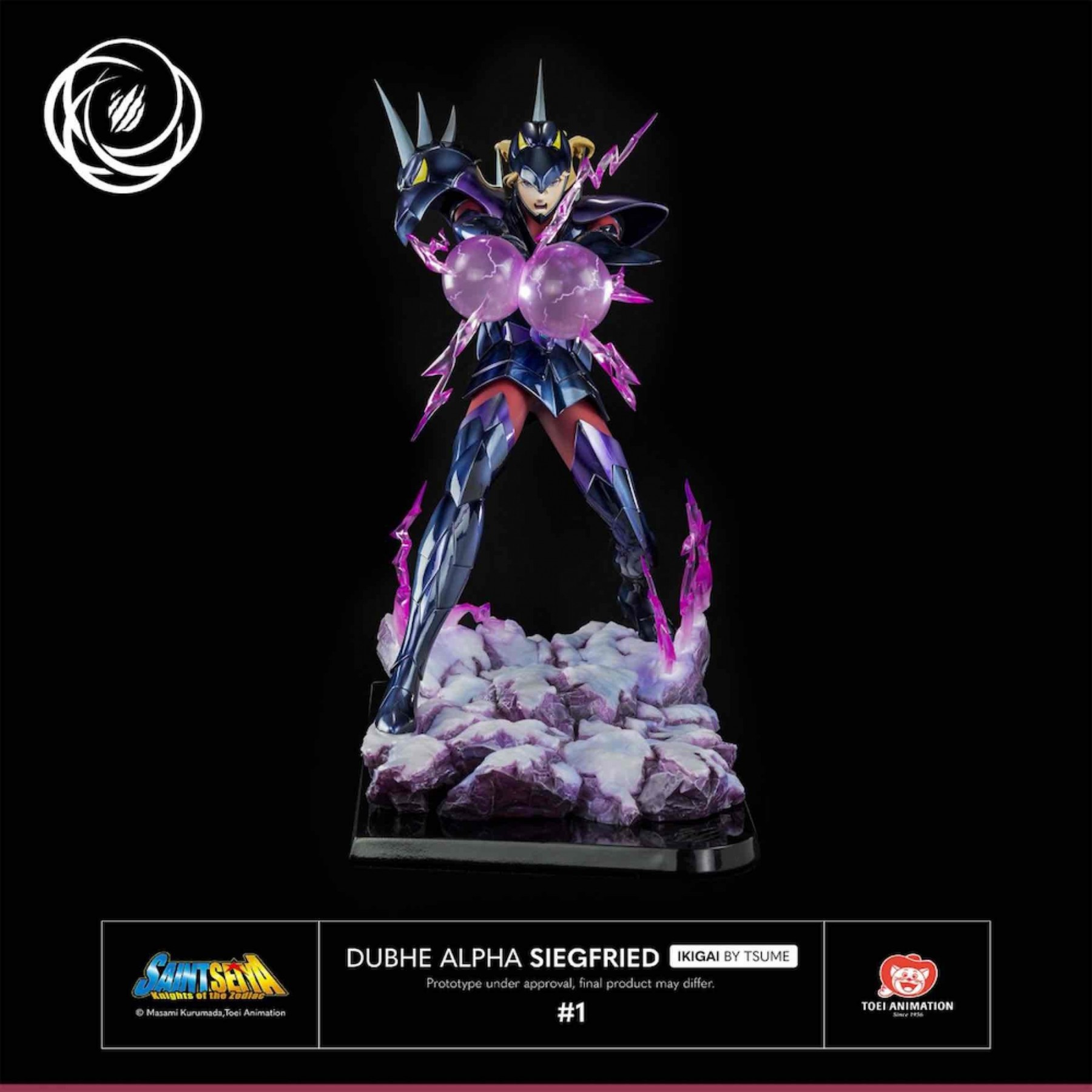 Figura Tsume Art Saint Seiya Dubhe Alpha Siegfried Resina Es