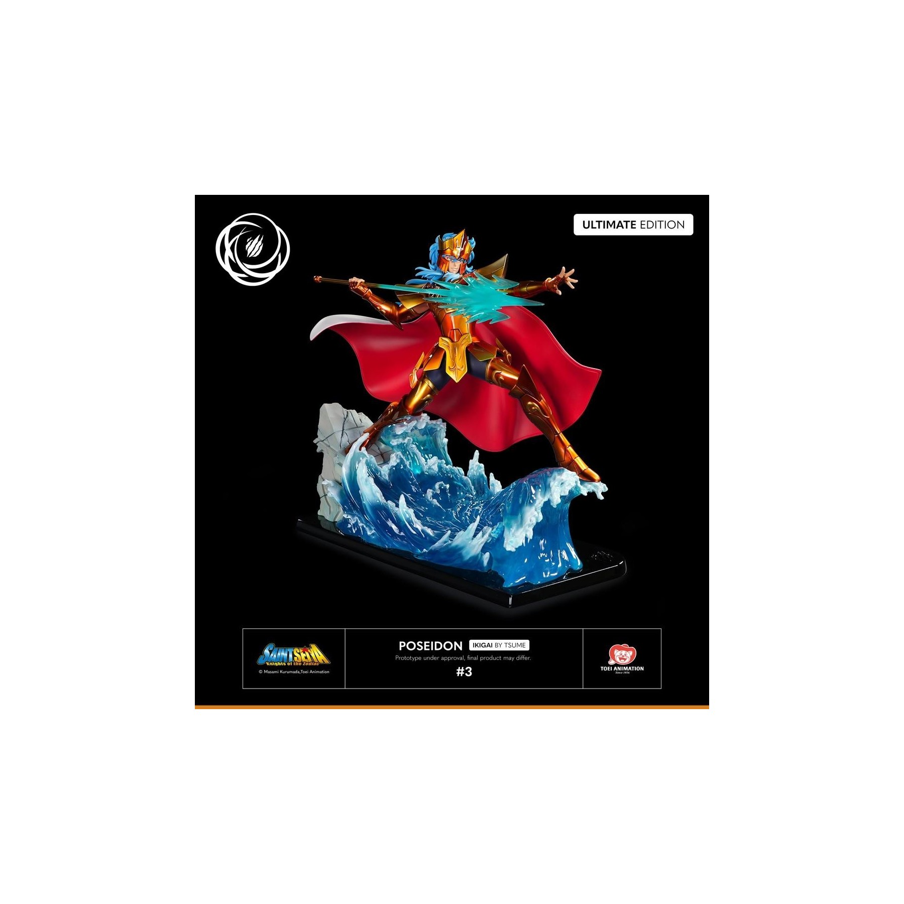 Figura Tsume Art Saint Seiya Poseidon Resina Escala 1 - 6 Ik