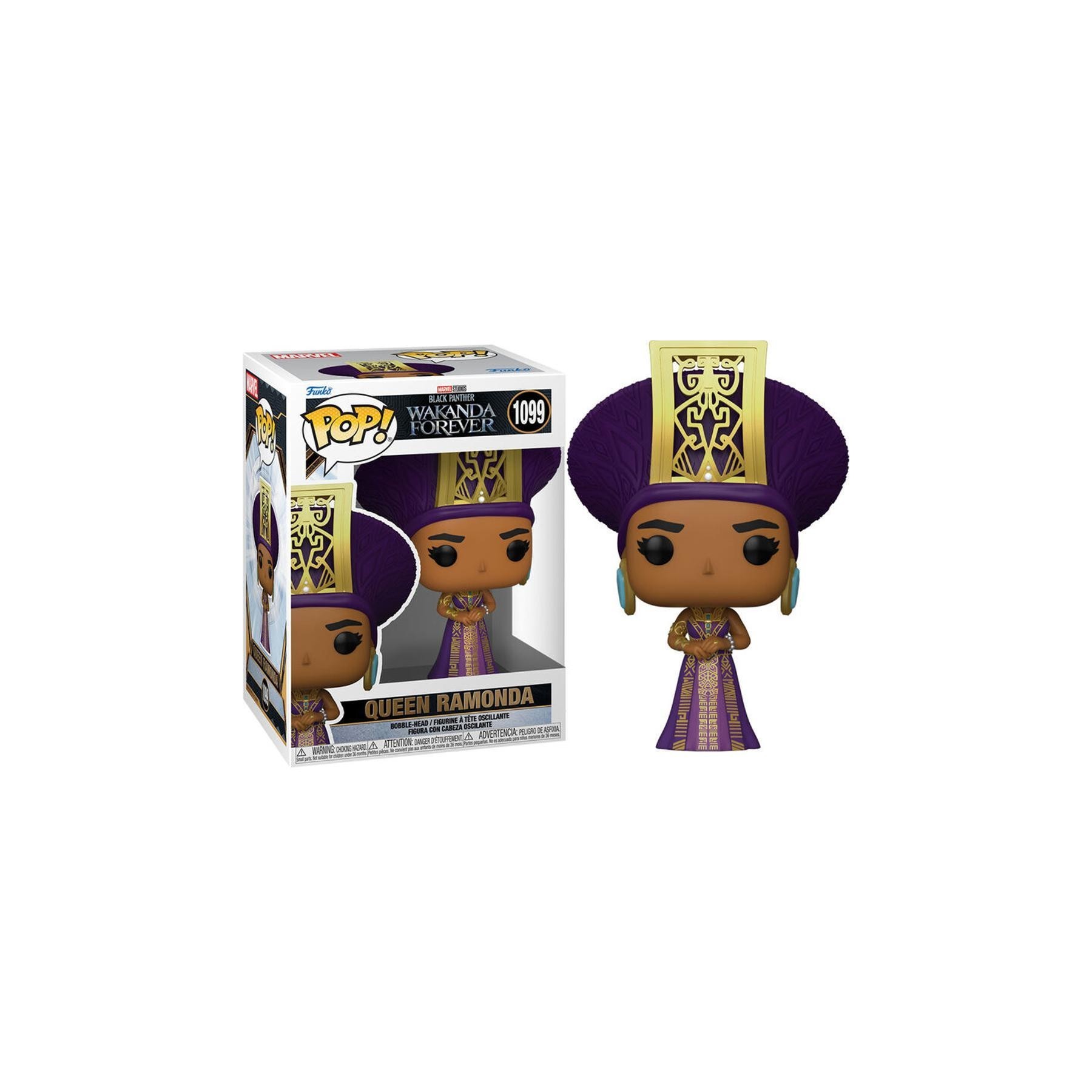Funko Pop Marvel Black Panther Wakanda Forever Queen Ramonda