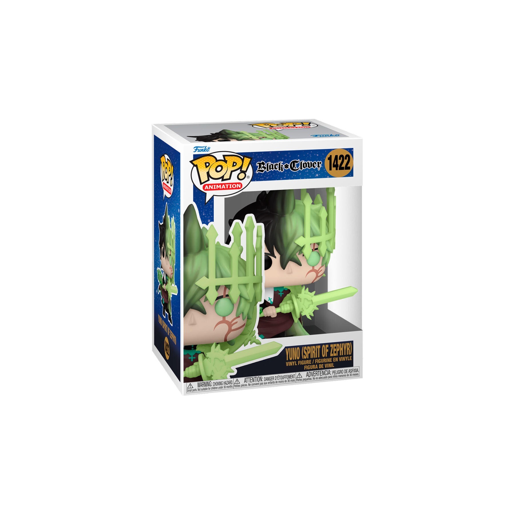 Figura Pop Black Clover Yuno Spirit Of Zephyr