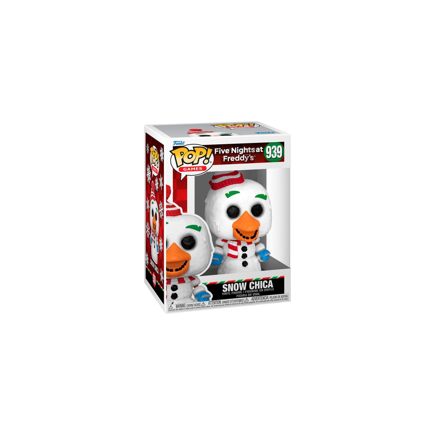 Figura Pop Five Nights At Freddys Holiday Snow Chica