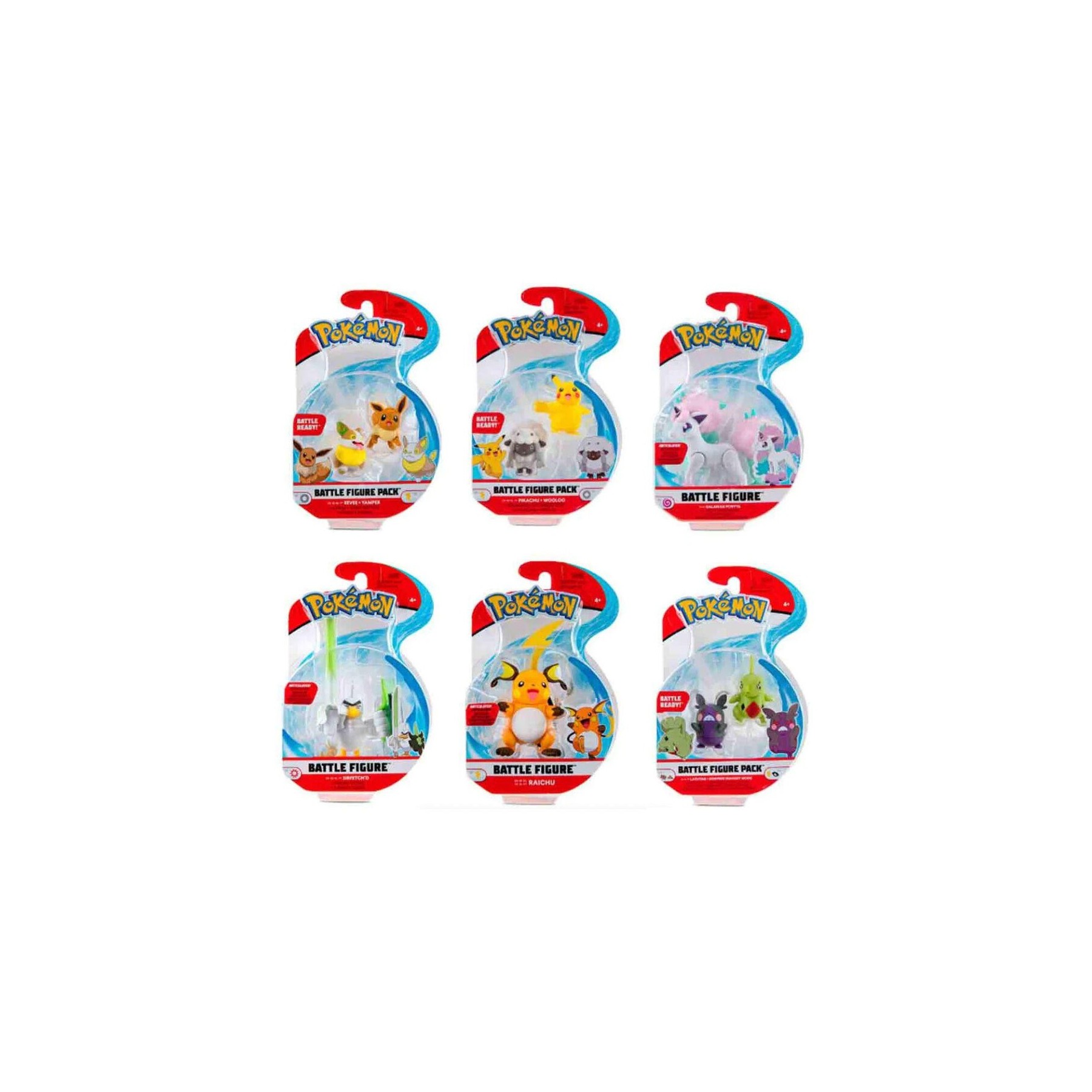 Figura Battle Pokemon 5Cm Surtido 6 Unidades