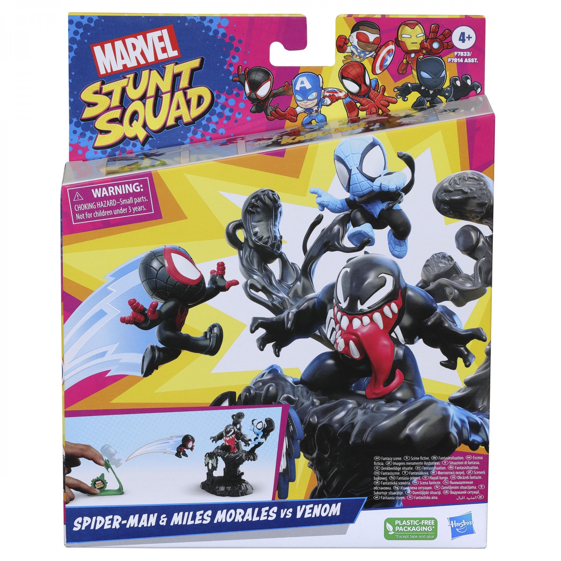 Set De Juego Hasbro Marvel Stunt Squad Villain Knockdown Spi