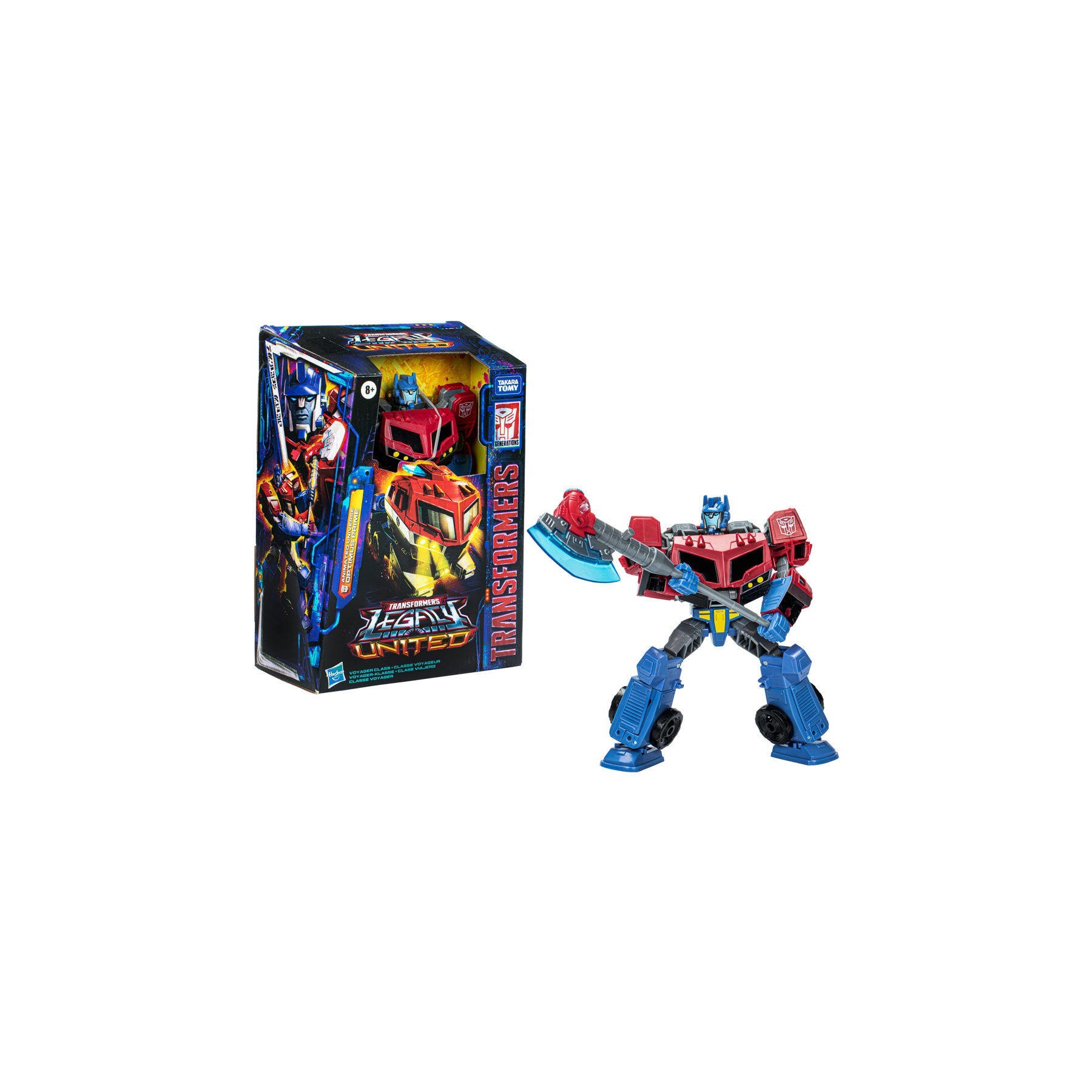 Figura Optimus Prime Animated Universe Voyager Class Legacy