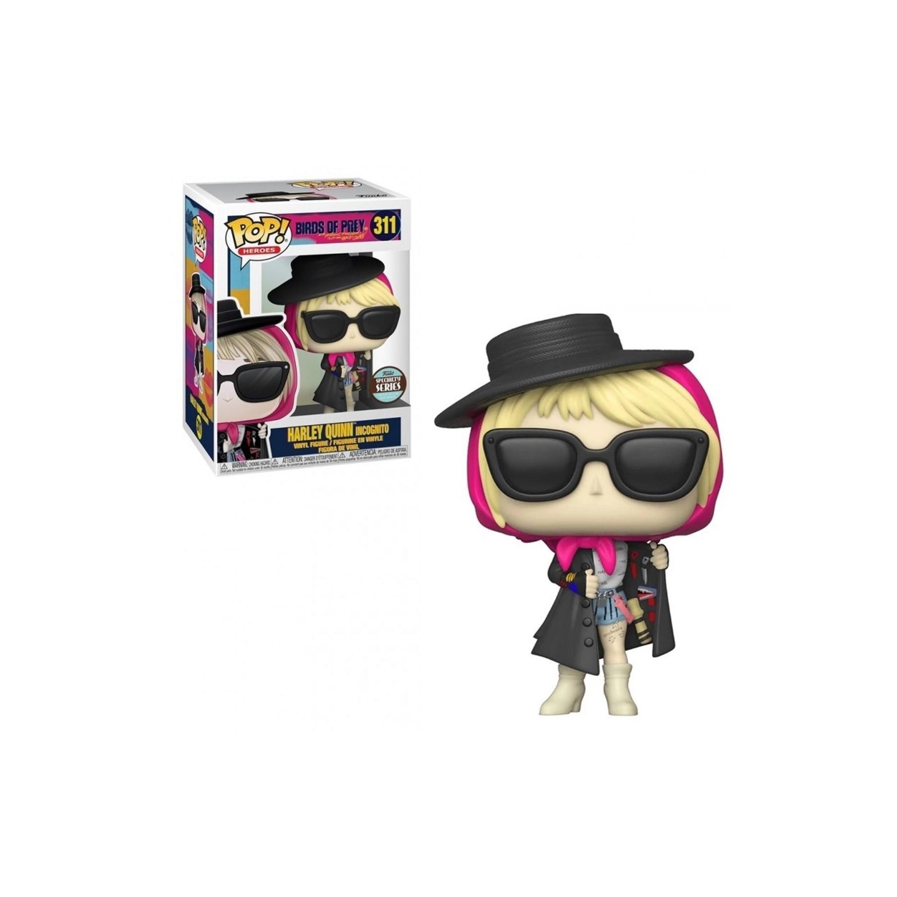 Figura Pop Birds Of Prey Harley Quinn Incognito Exclusive