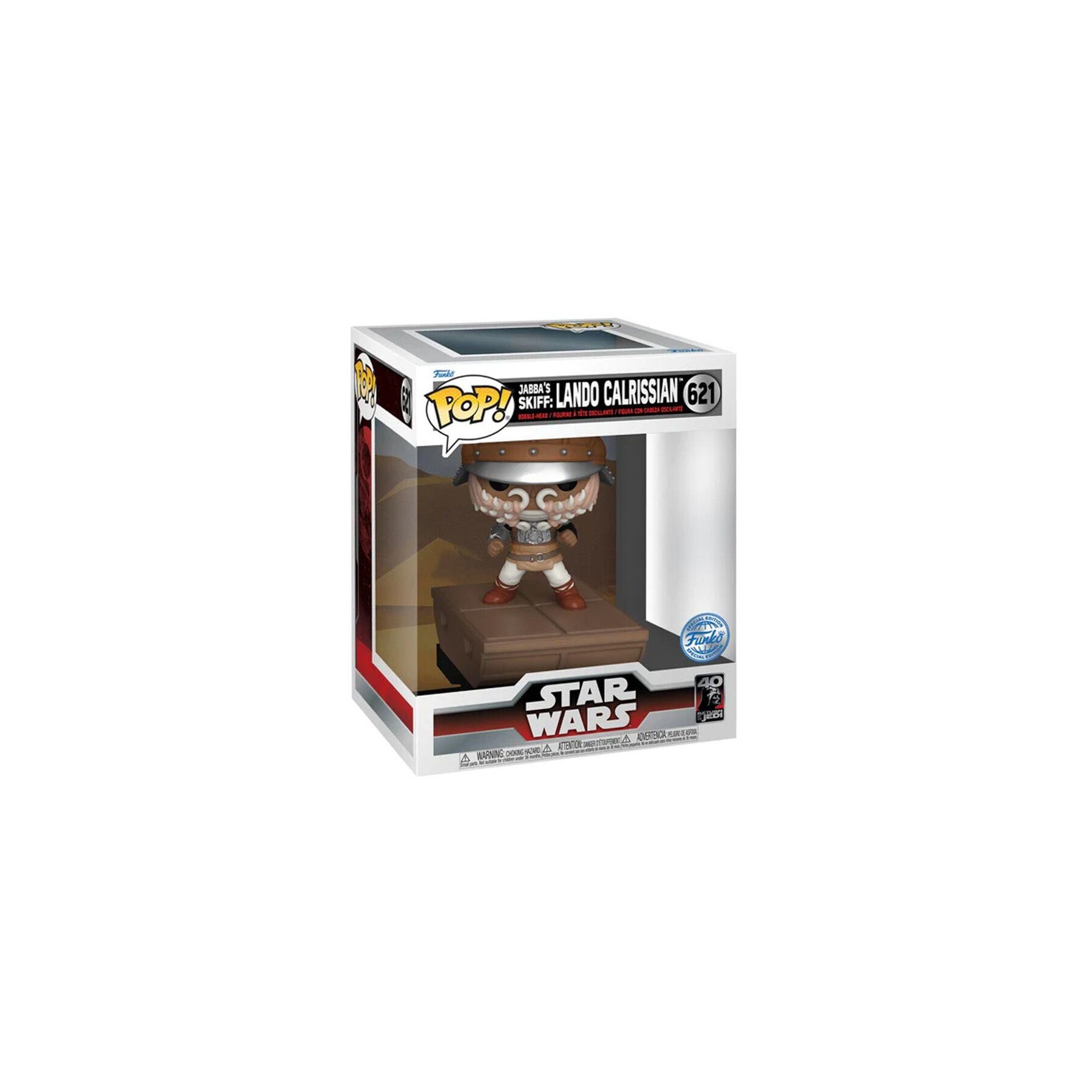 Figura Pop Deluxe Star Wars Jabba Skiff Lando Calrissian Exc