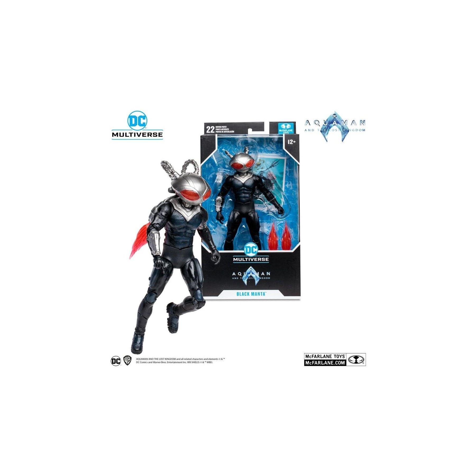 Figura Mcfarlane Toys Dc Aquaman 2 Movie 7In -  Black Manta