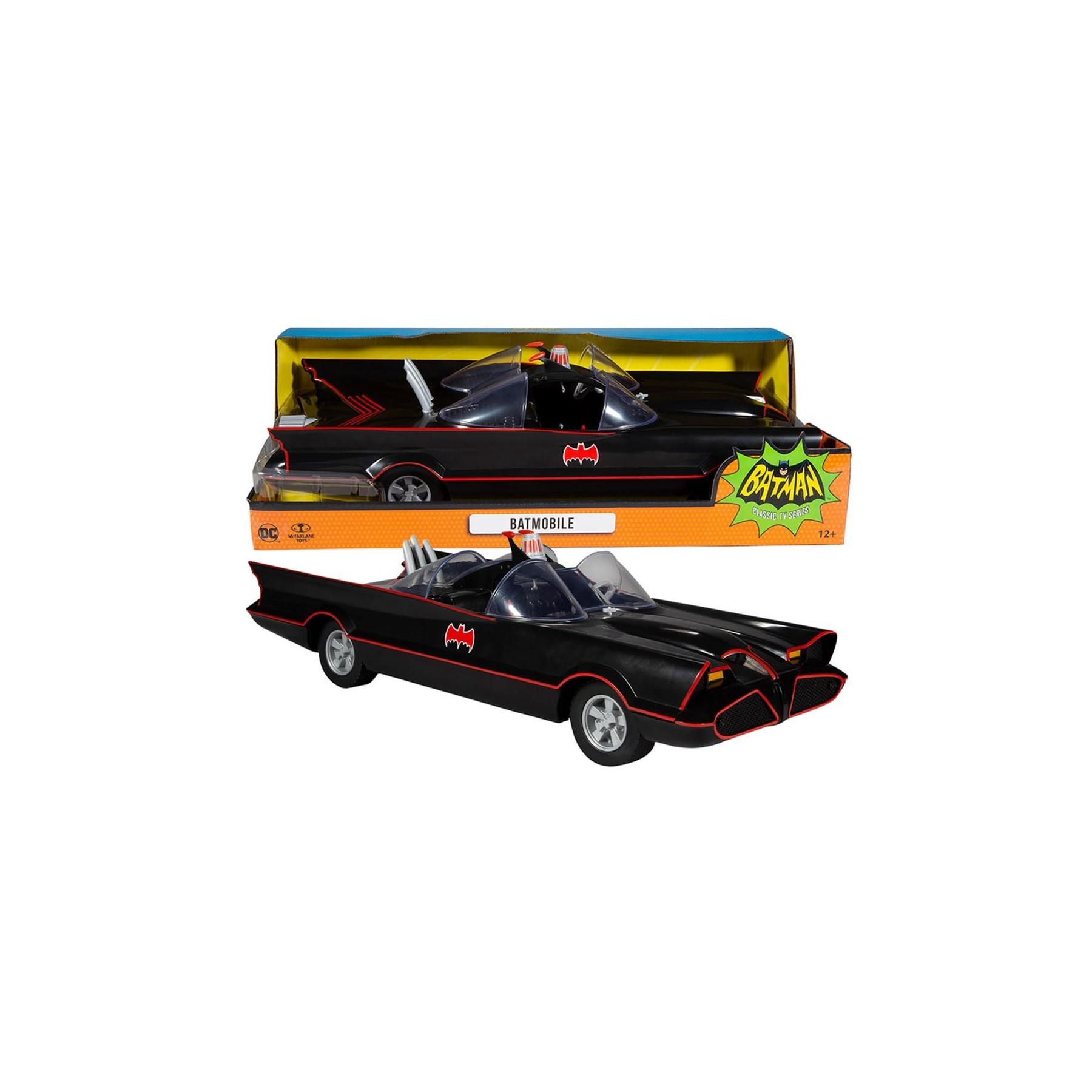 Figura Mcfarlane Toys Dc Retro 6In -  Batman 66 -  Batmobile