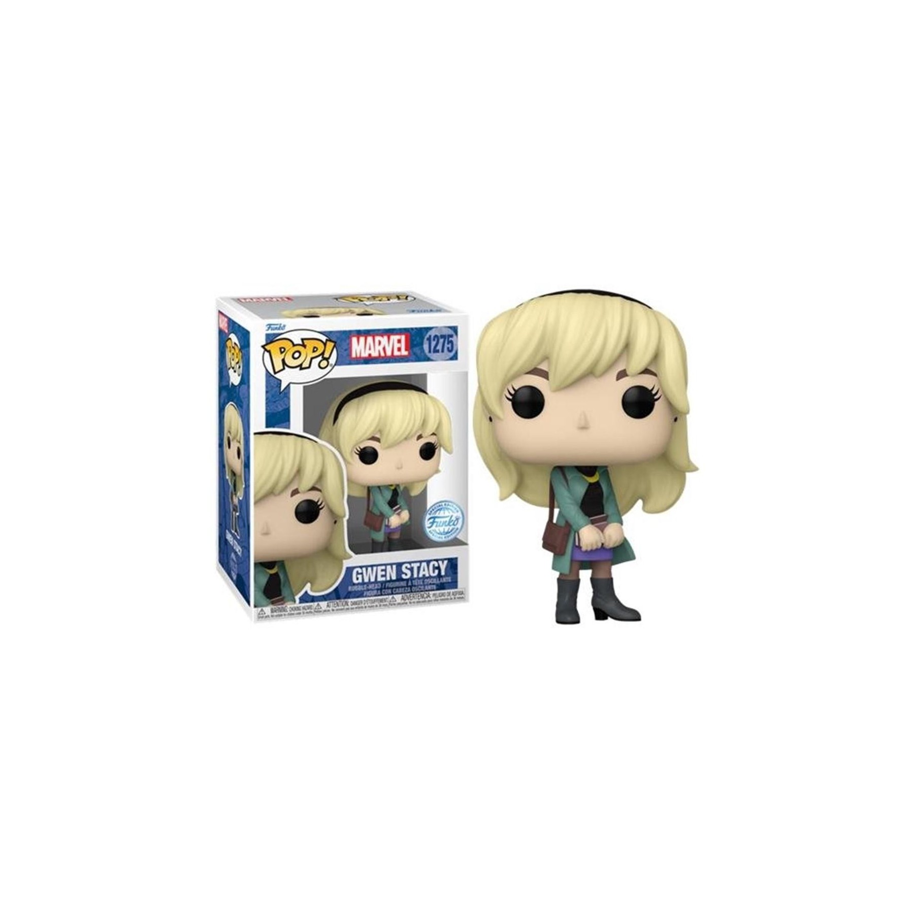 Funko Pop Marvel Spider - Man Gwen Stacy (1275) Exclusivo