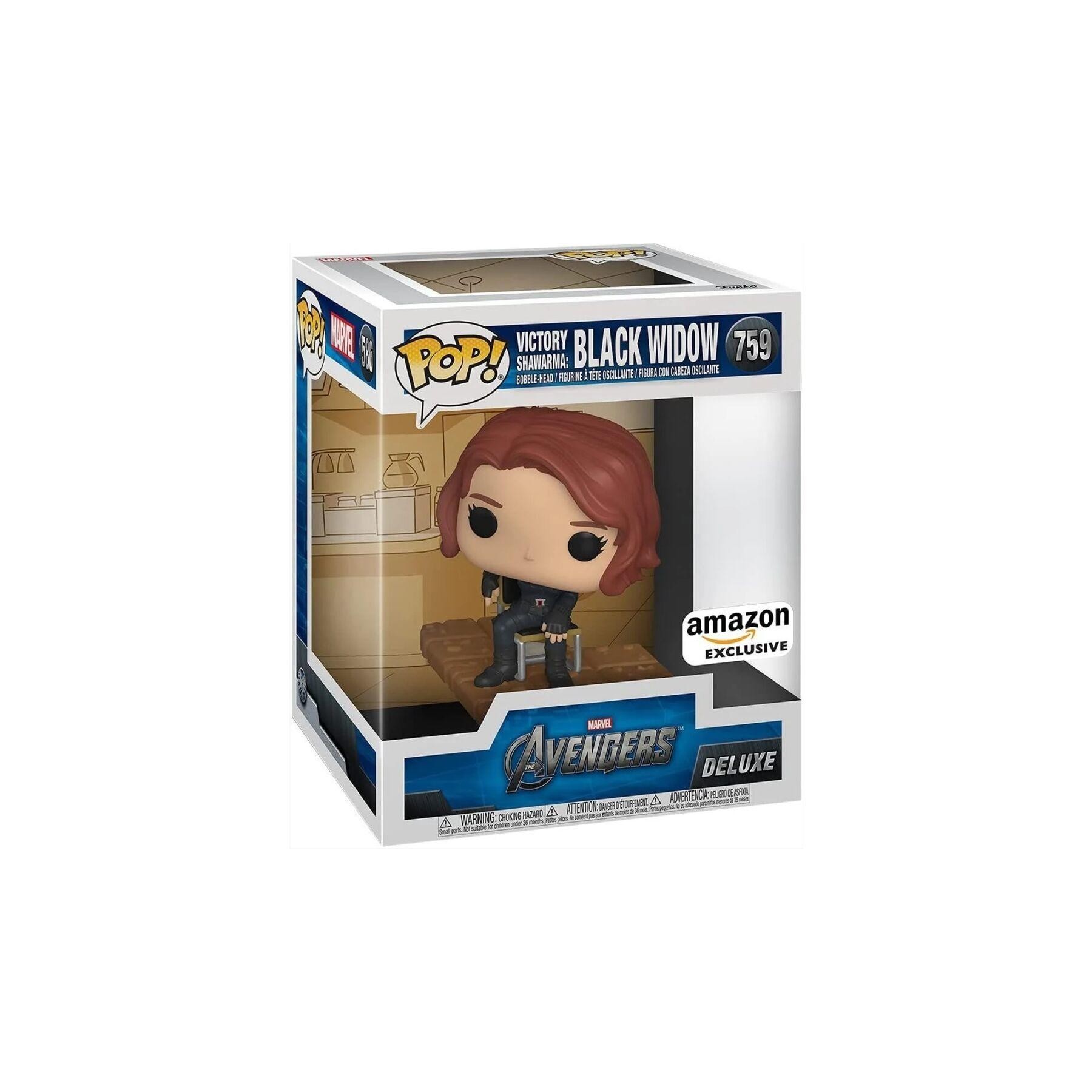 Figura Pop Deluxe Marvel Los Vengadores Avengers Black Widow