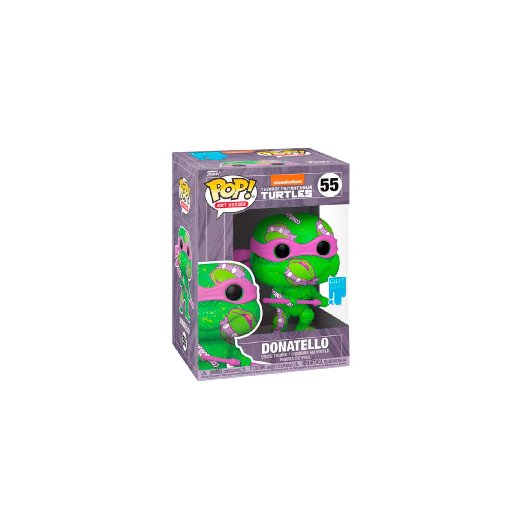 Figura Pop Tortugas Ninja Donatello Artist + Case Exclusive
