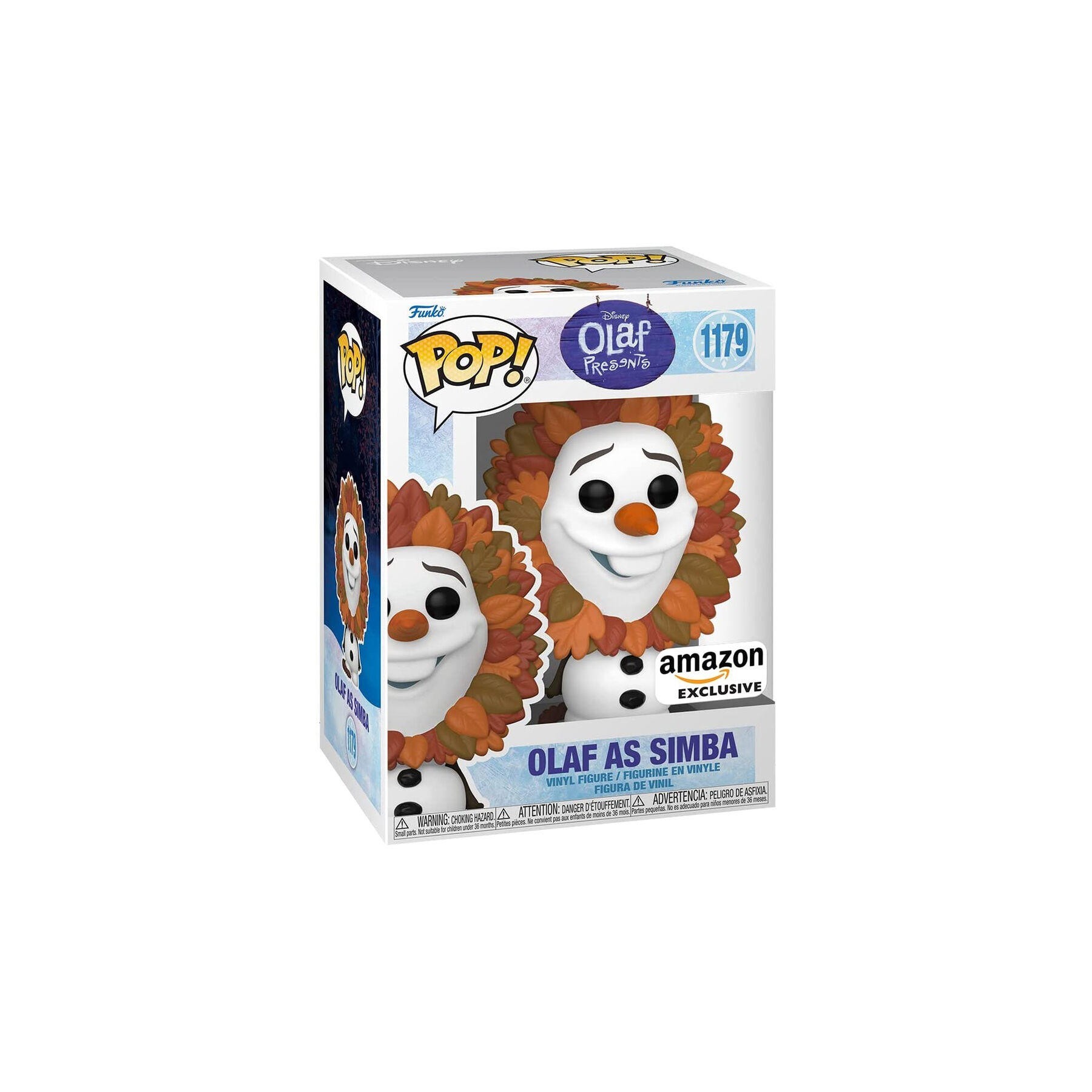 Figura Pop Disney Olaf Present Olaf As Simba Exclusive