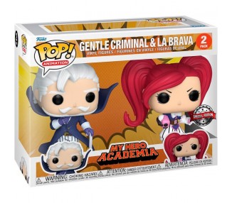 Blister 2 Figuras Pop My Hero Academia Gentle Criminal & La