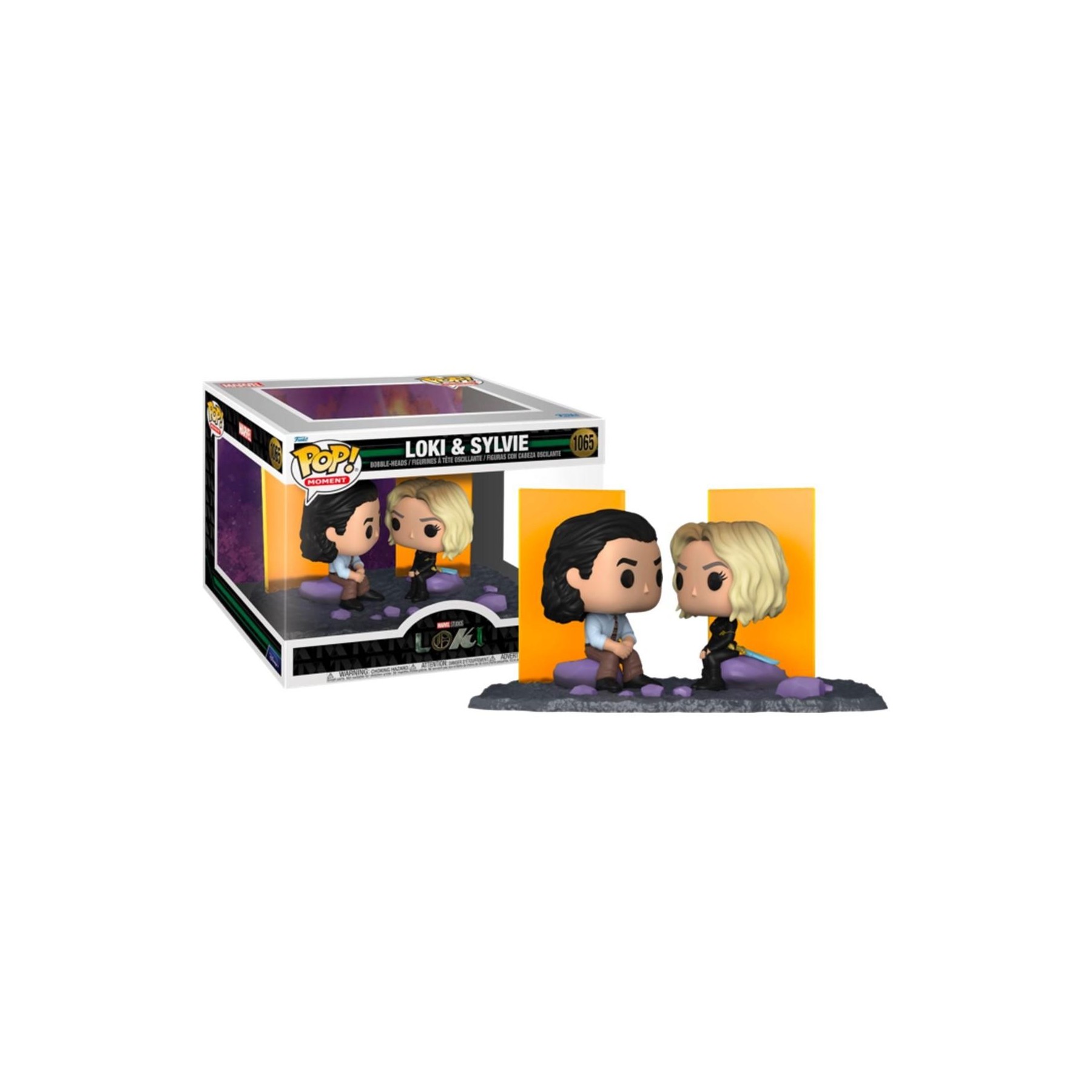Figura Pop Moment Marvel Loki - Loki And Sylvie Exclusive