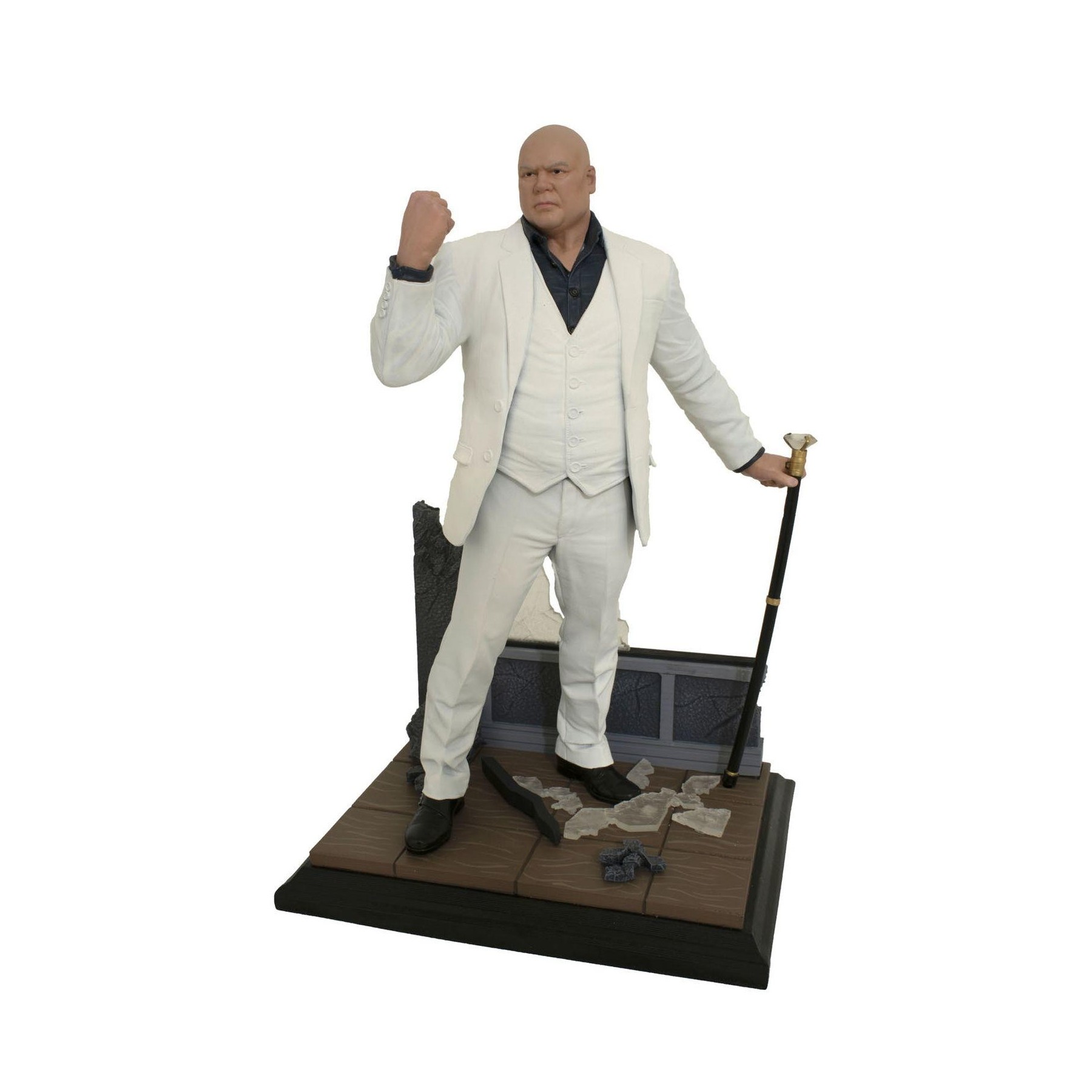 Figura Diamond Collection Gallery Marvel Hawkeye Kingpin Dio