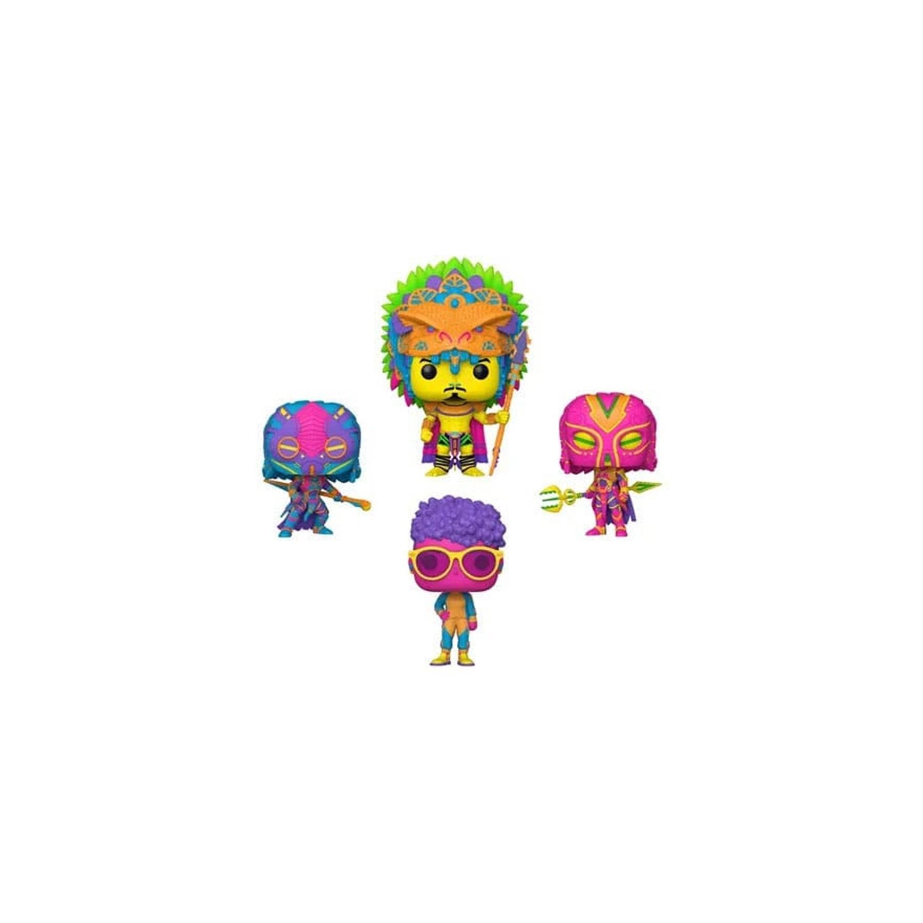 Funko Pop Marvel Black Panther Wakanda Forever Pack De 4