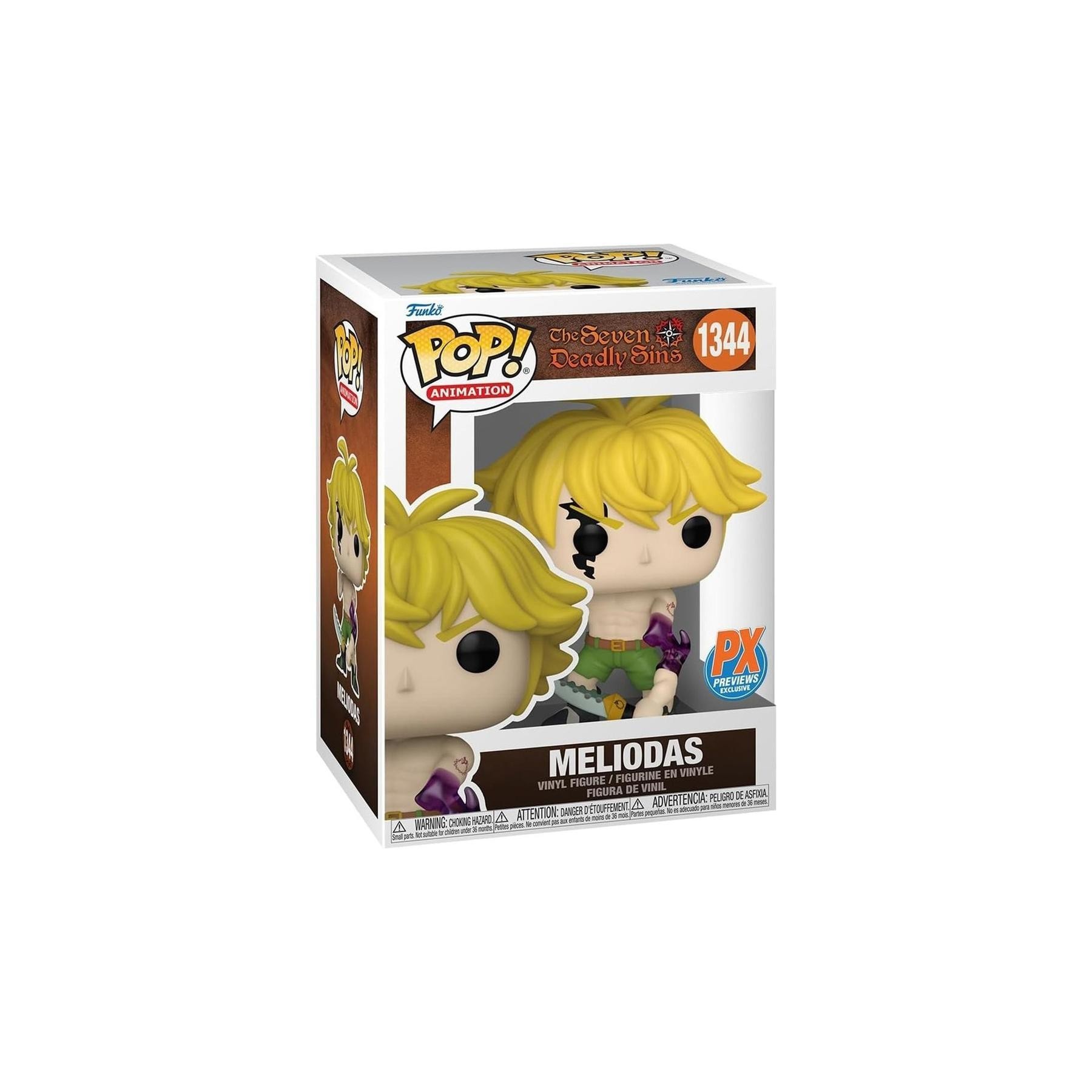 Funko Pop Animacion The Seven Deadly Sins Meliodas Modo Demo