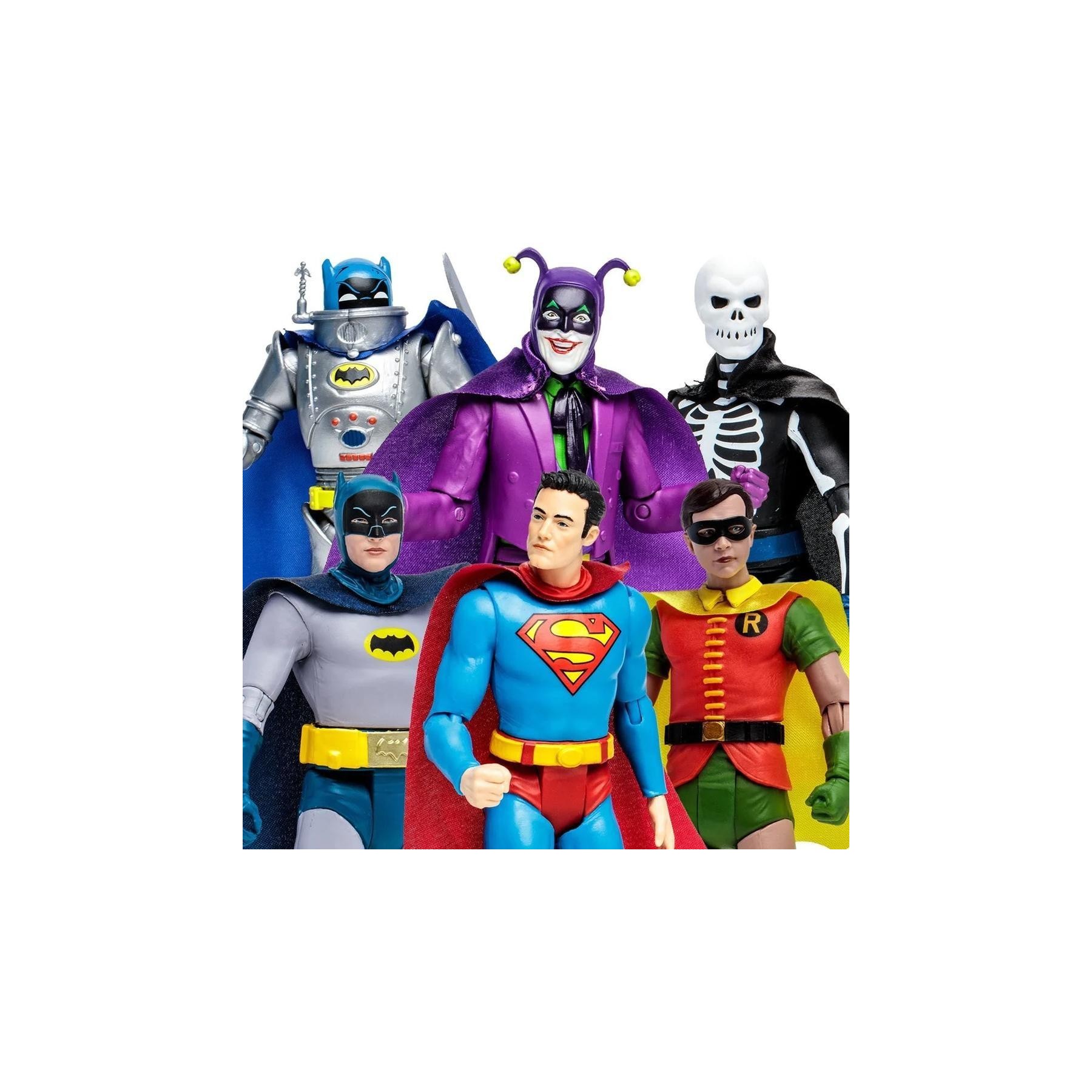 Figura Mcfarlane Dc Retro Batman 66 Wave 88 1 Unidad Aleator