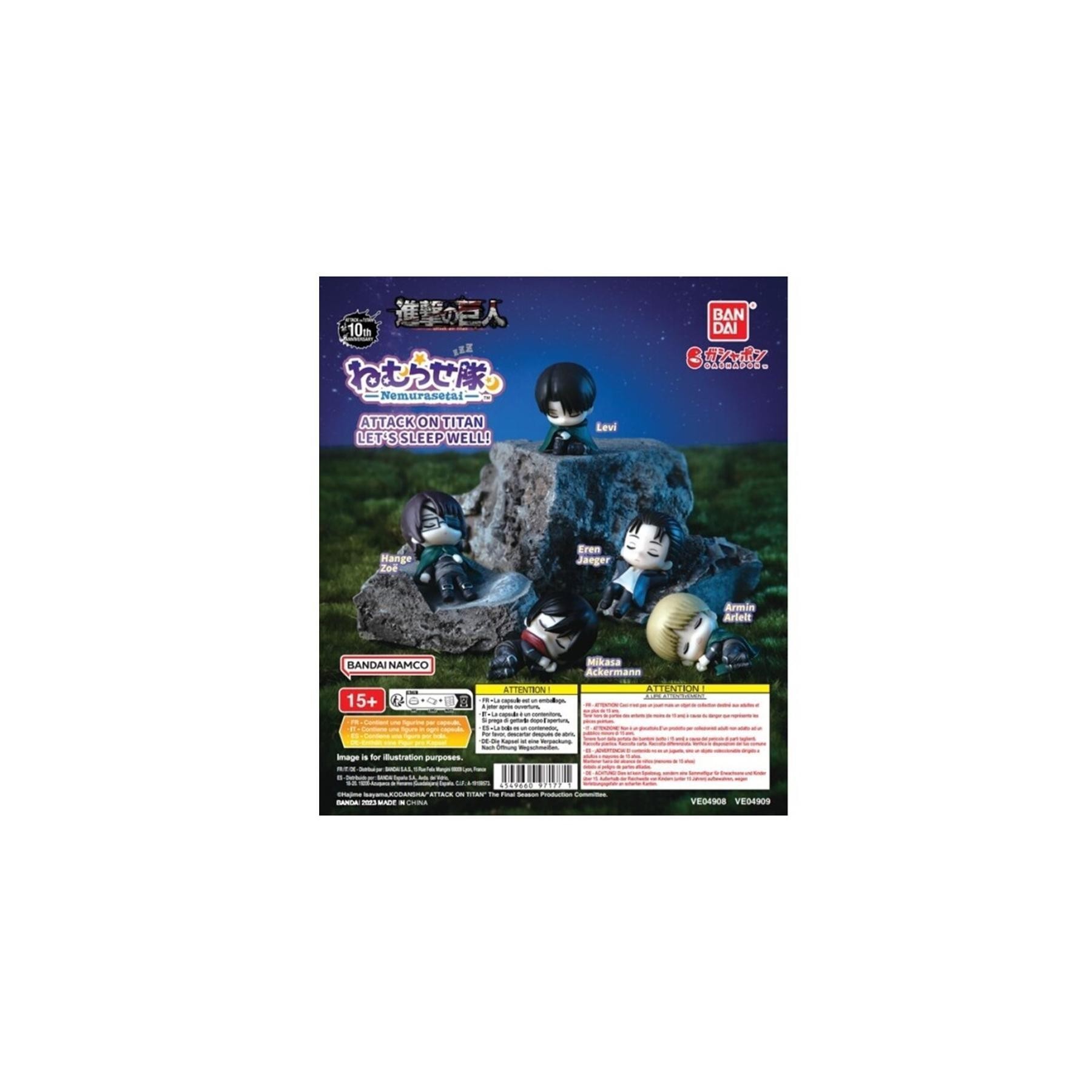 Set Gashapon Lote 30 Articulos Attack On Titans Lets Sleep W