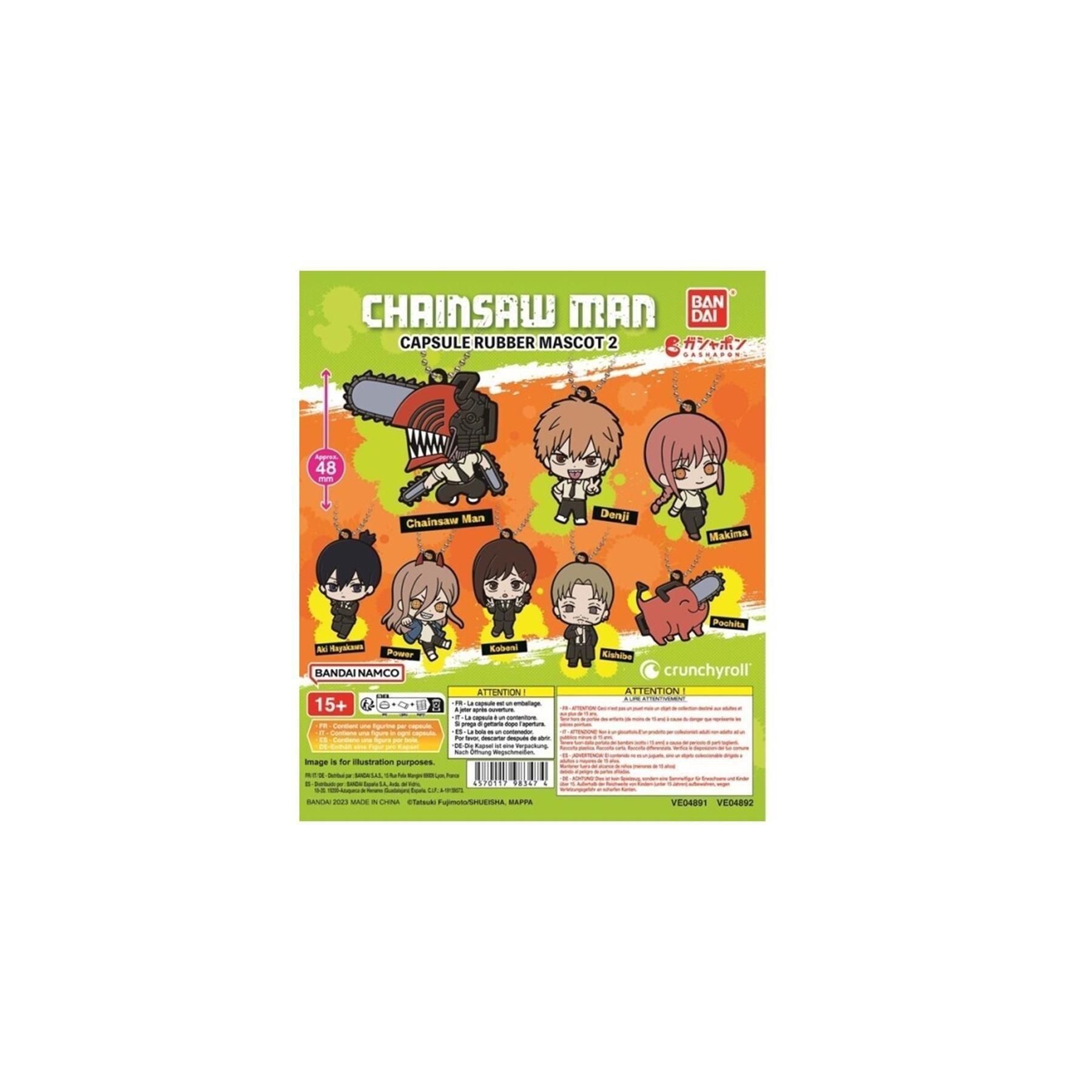 Set Gashapon Lote 40 Articulos Chainsaw Man Rubber Mascot 2