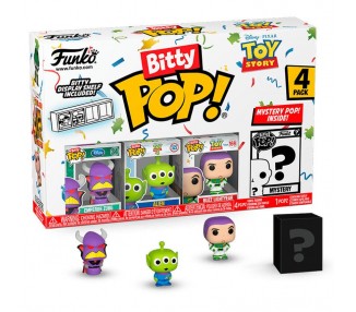 Blister 4 Figuras Bitty Pop Disney Toy Story Zurg